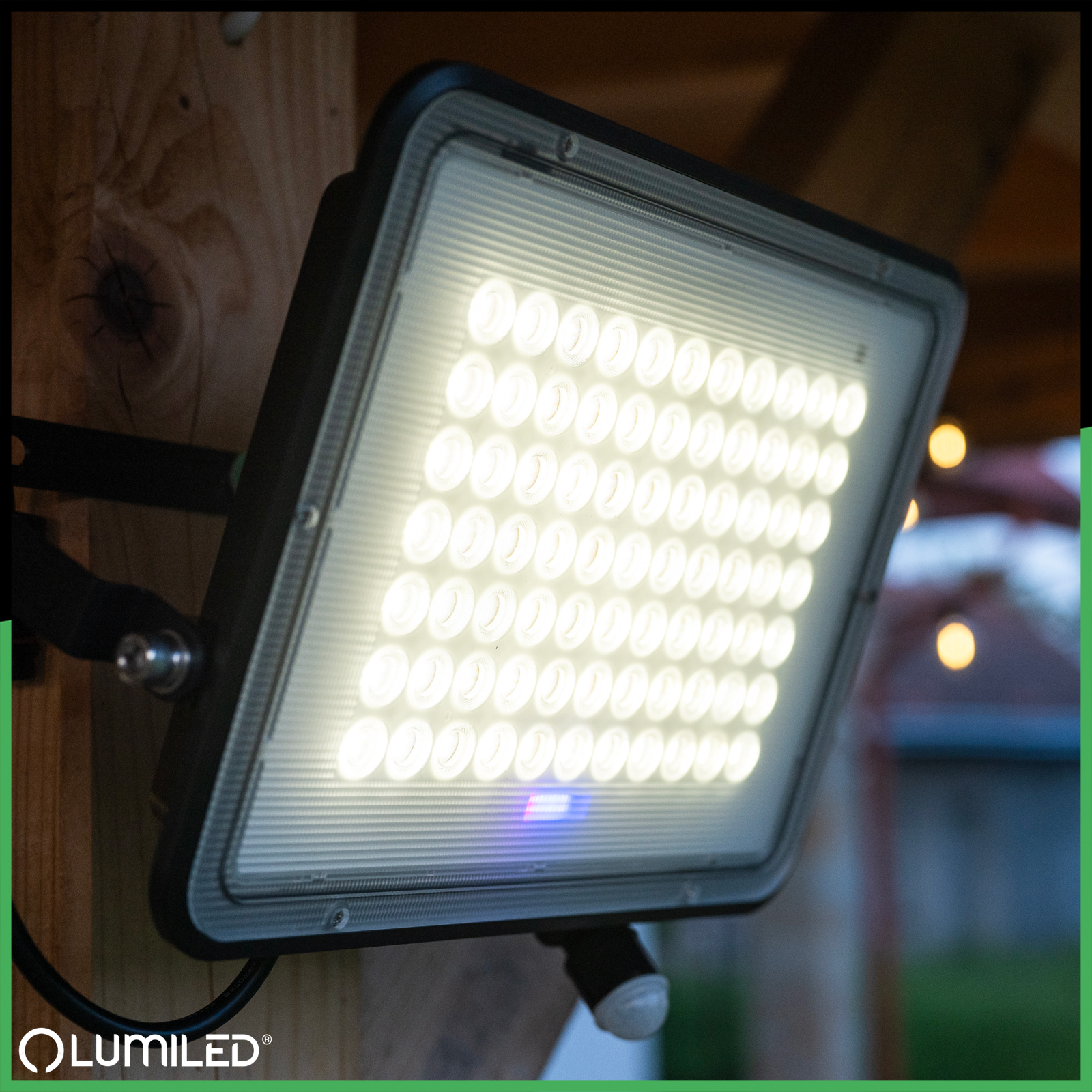 Naświetlacz Solarny LED Halogen 200W Lampa Ogrodowa 4000K IP65 Czujnik Ruchu PIR + Pilot FULGOR LUMILED - trzecia cecha produktu