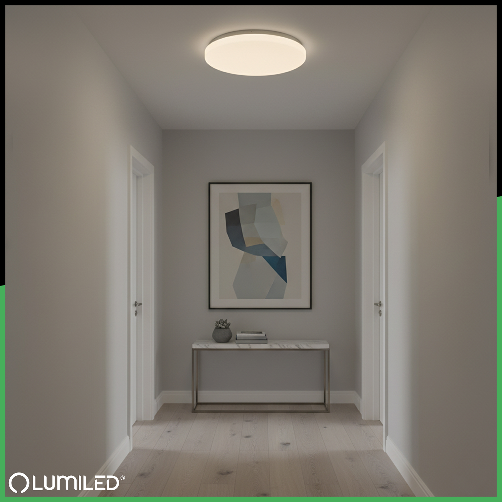 Plafon LED Lampa Sufitowa Natynkowa SALUS2 72W IP44 CCT Biały Okrągły 50cm + PILOT LUMILED - obszar zastosowań