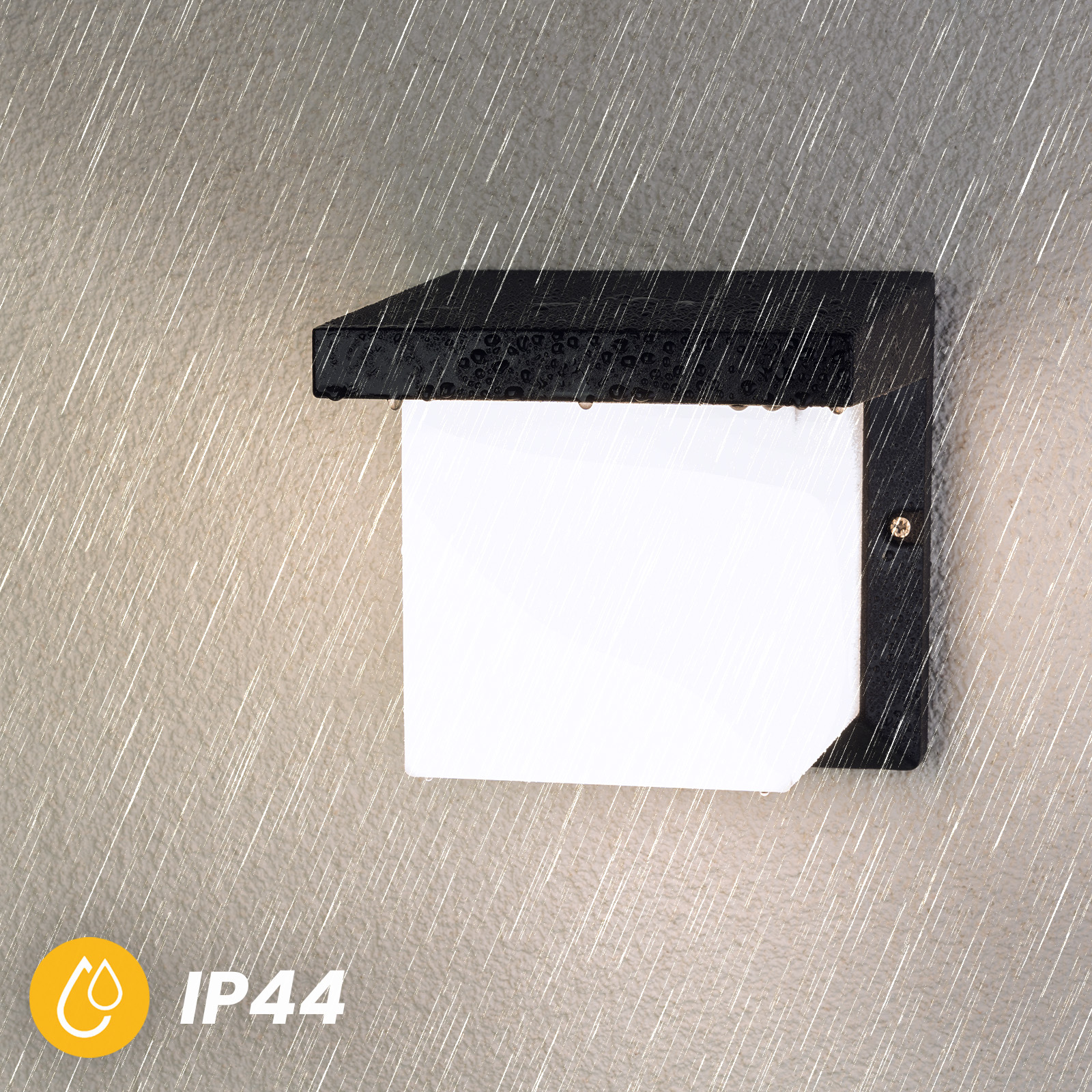 Lampa Ogrodowa Kinkiet Elewacyjny E27 Kwadratowy LEVIS LUMILED - trzecia cecha produktu