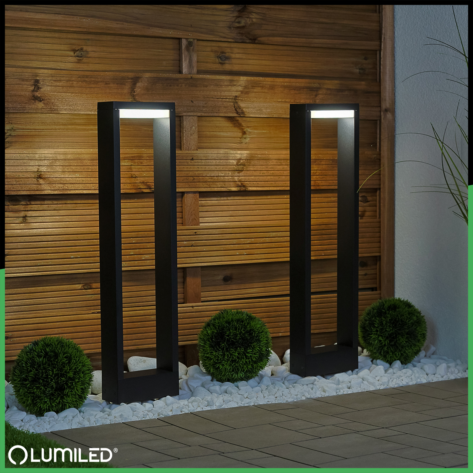 Lampa Ogrodowa Słupek Zewnętrzny Stojący LED 10W HOSTA 60cm LUMILED - obszar zastosowań