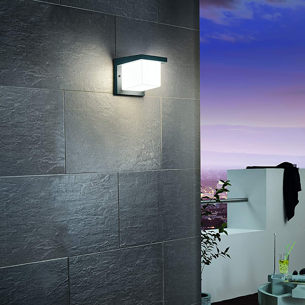 Lampa Ogrodowa Kinkiet Elewacyjny E27 Kwadratowy LEVIS LUMILED - obszar zastosowań