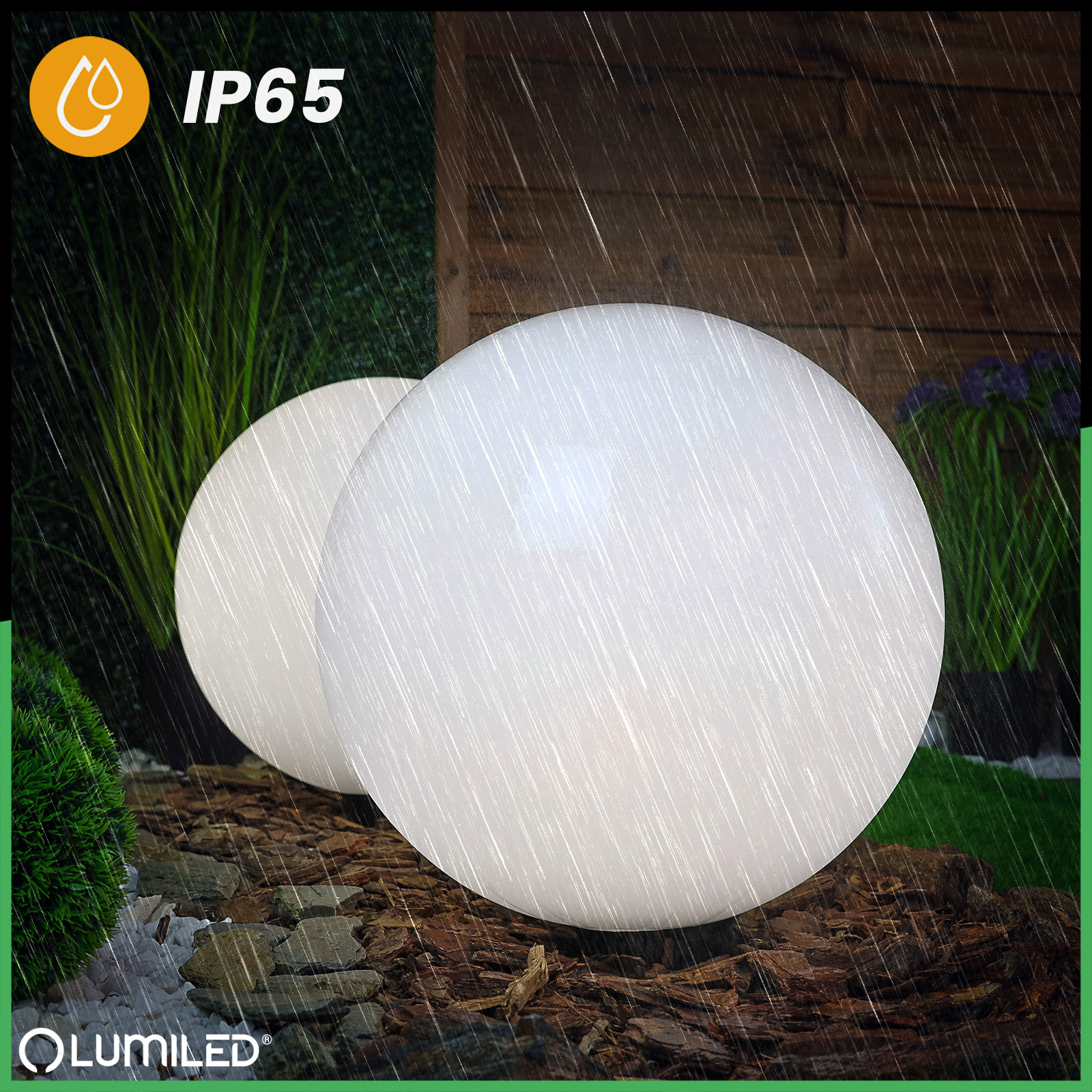 Lampa Oprawa Ogrodowa Zewnętrzna KULA LED 40CM E27 IP65 LUMIKULA2 LUMILED - druga cecha produktu