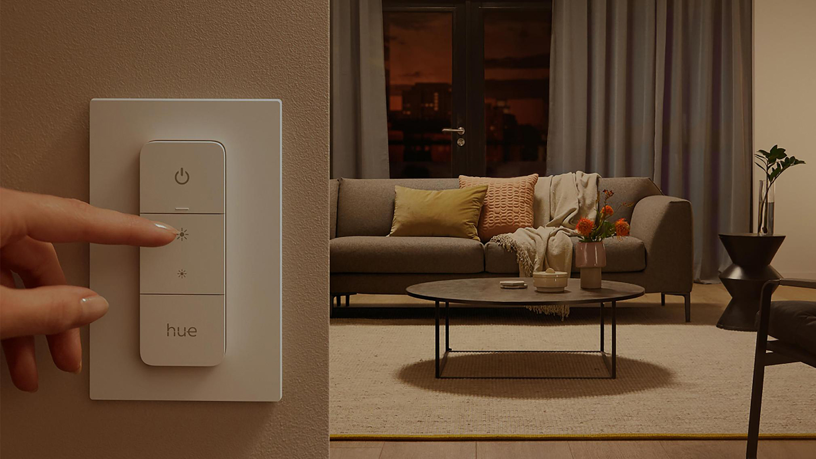 Panel LED Lampa Sufitowa Natynkowa 120x30 cm 60W 4150lm IP20 White and Color Ambiance RGB + TW Biała Inteligentna SMART Zigbee Bluetooth Surimu Philips HUE - czwarta cecha produktu