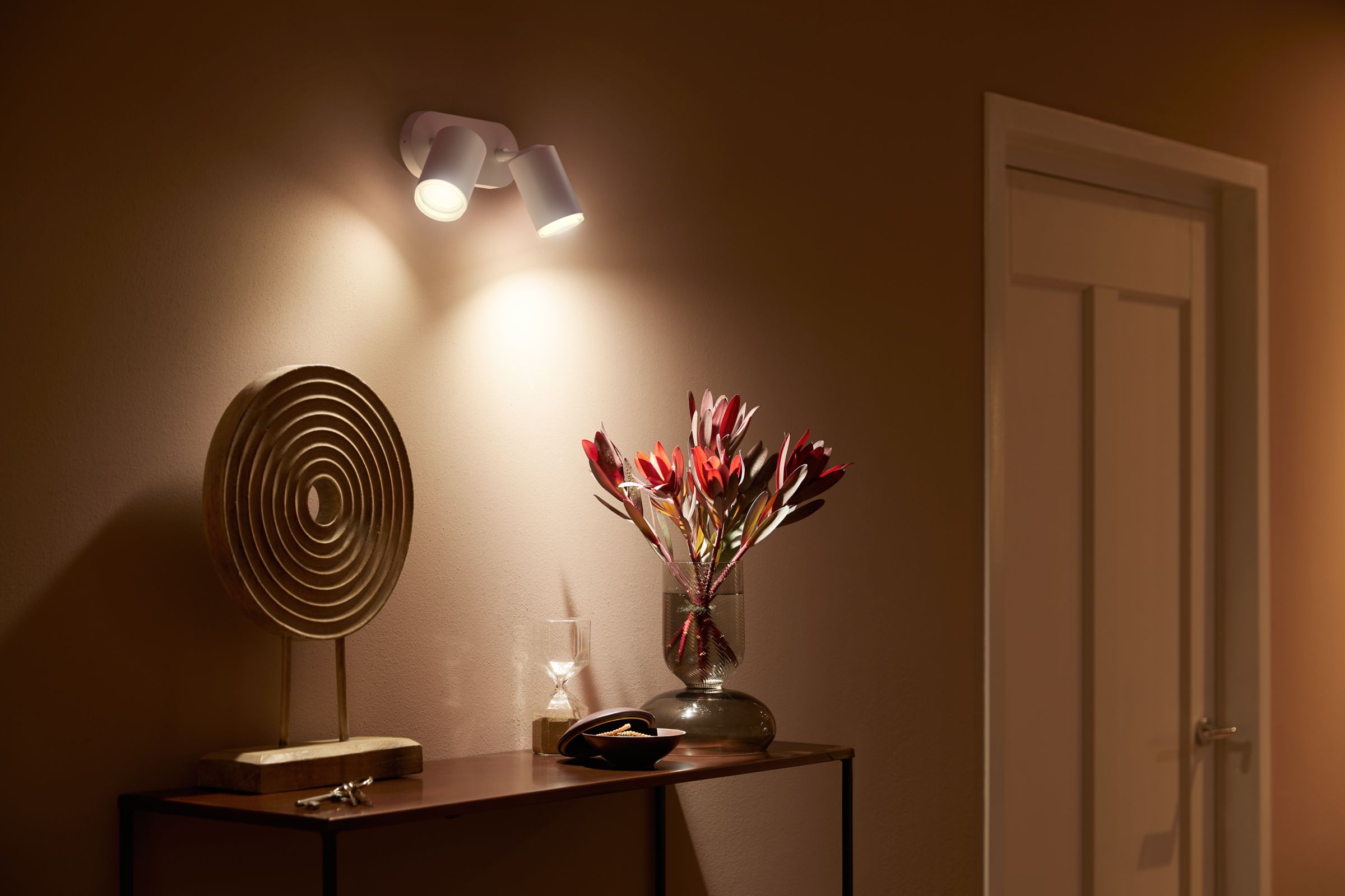 Lampa Sufitowa LED Reflektor 8.4W 800lm IP20 White and Color Ambiance RGB + TW Biała Inteligentna SMART Zigbee Bluetooth Fugato Philips HUE - obszar zastosowań