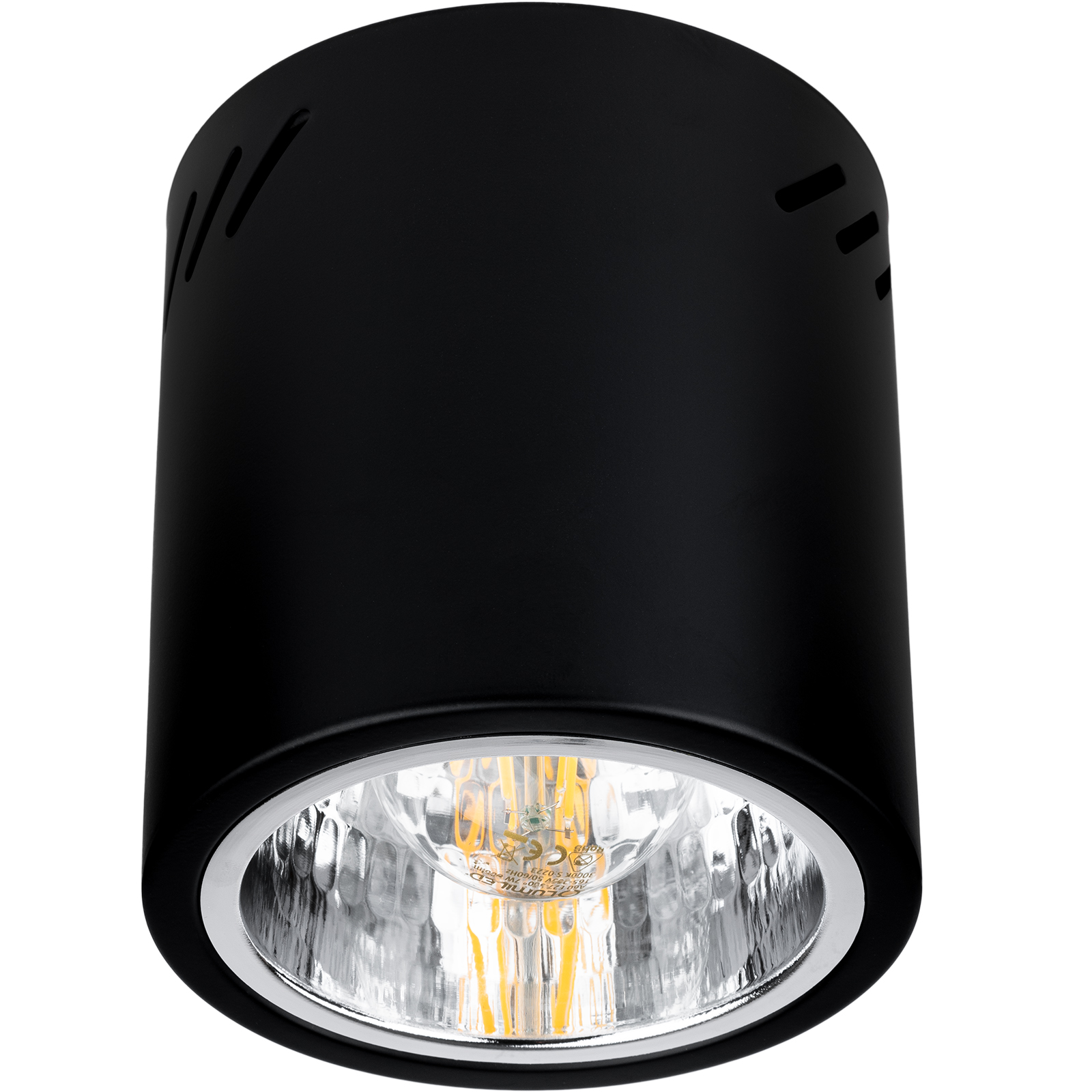Oprawa Sufitowa Natynkowa Stała Okrągła APUS 13 Spot TUBA Czarna E27 - druga cecha produktu