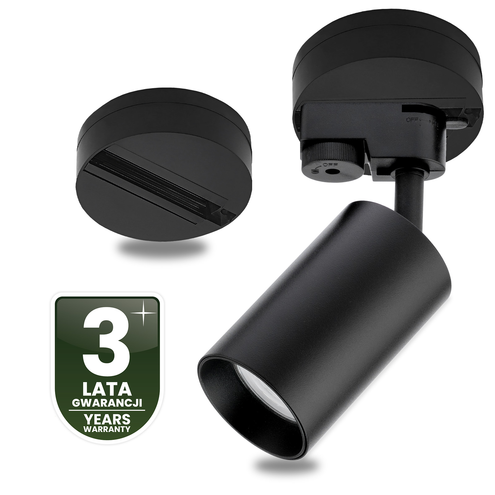 ZESTAW LUMILED SZYNA HUMA CZARNY + REFLEKTOR SZYNOWY SAGI CZARNY - czwarta cecha produktu