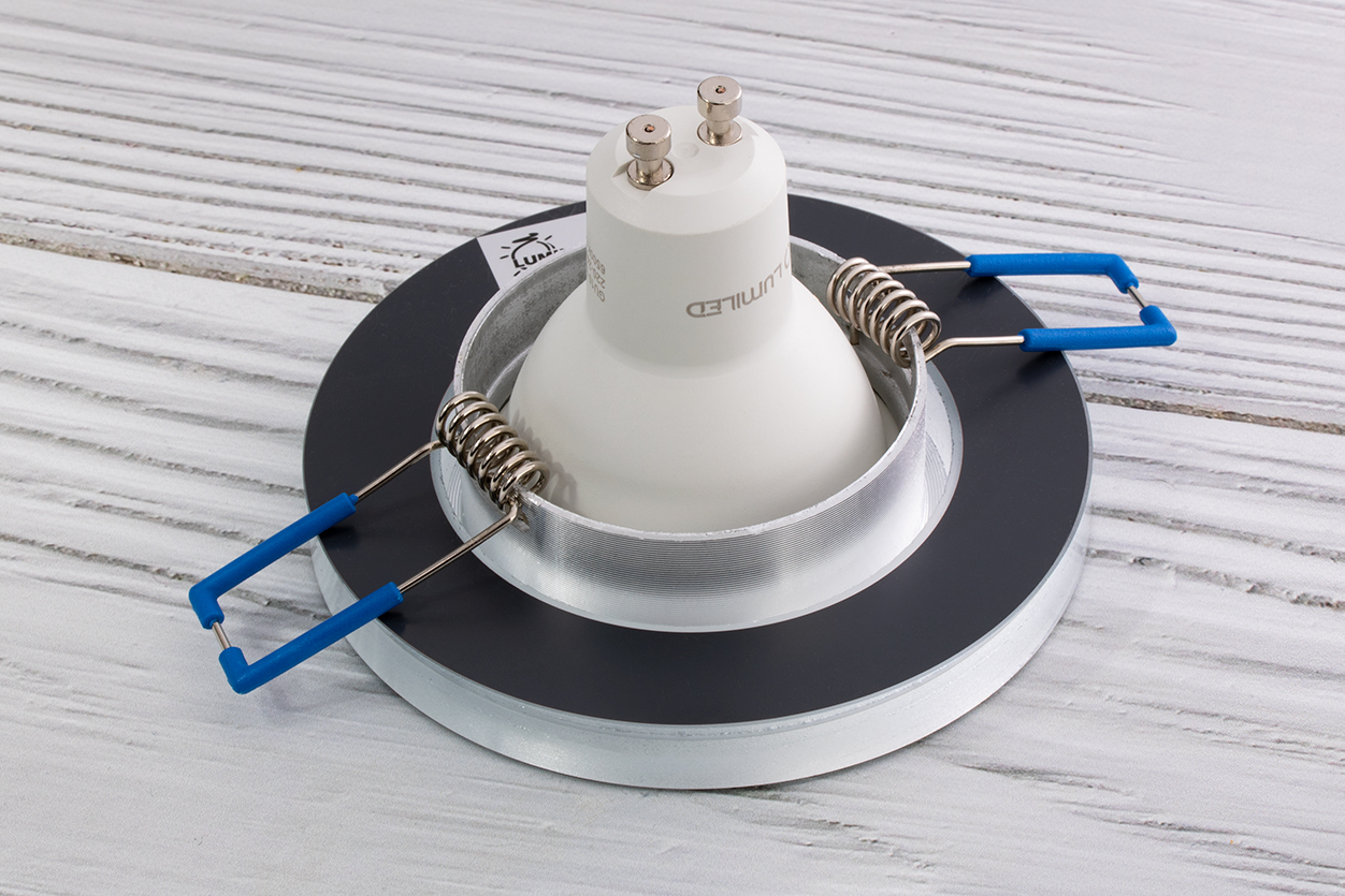 Oprawa halogenowa SZKLANA Sufitowa LED GU10 MR16 stała Okrągła Ariel przeźroczysta - pierwsza cecha produktu