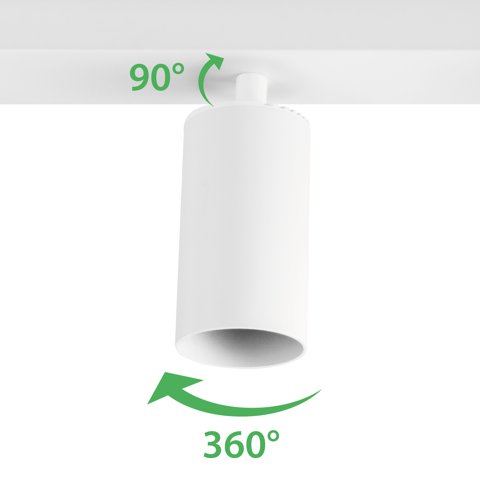 Lampa Sufitowa SPOT TUBA Reflektor Oprawa Halogenowa 2x GU10 TABULA LUMILED - druga cecha produktu