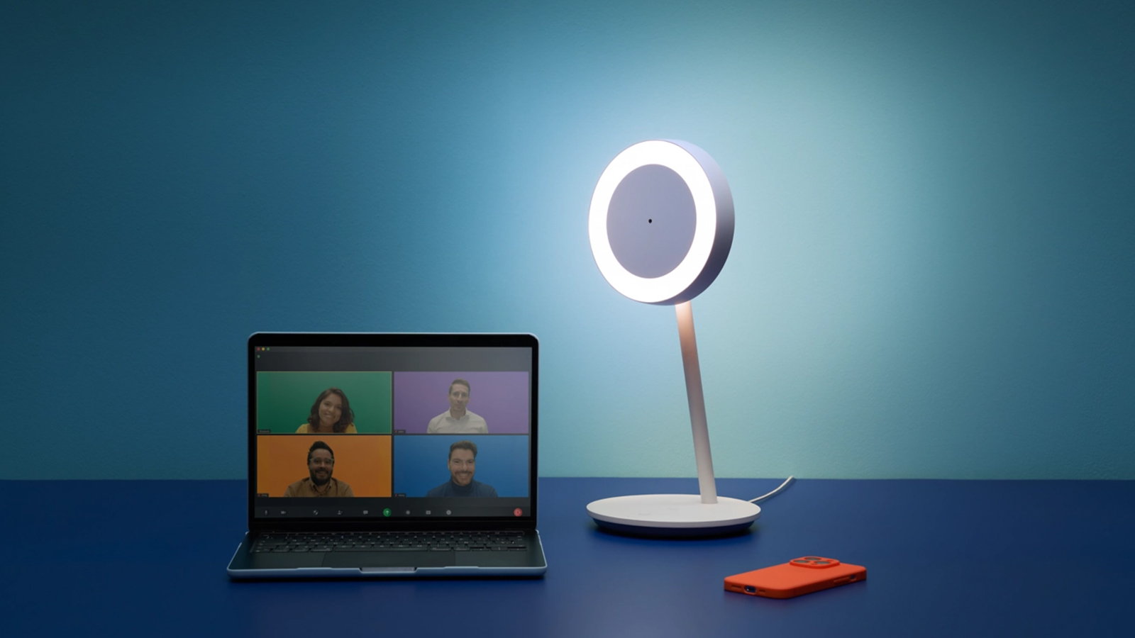 Lampka Biurkowa LED Nocna 10W 600lm 2700-6500K TW 41.5cm CRI90 USB Inteligentna SMART WiFi Bluetooth Aplikacja Desk Light WiZ - trzecia cecha produktu