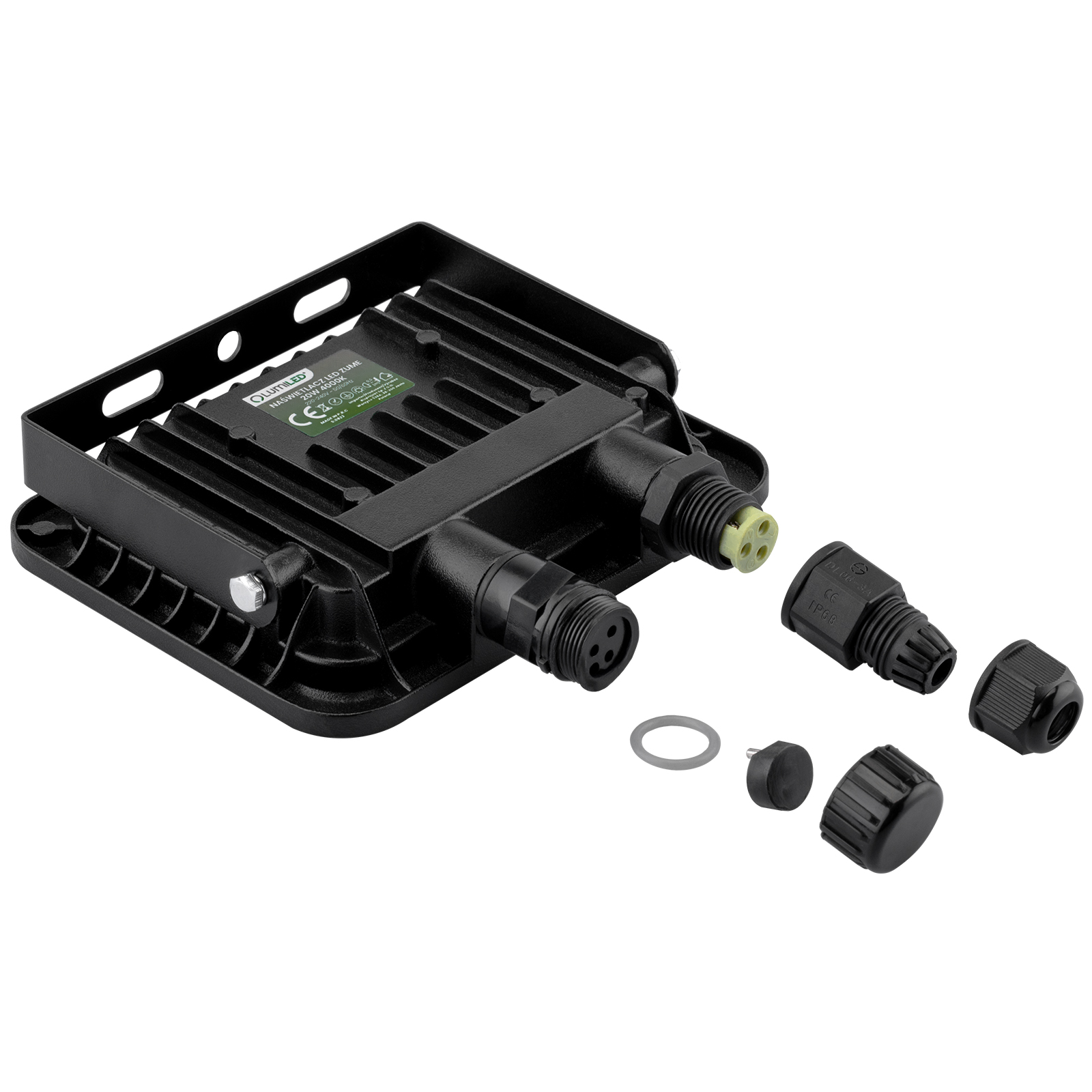 Naświetlacz LED ZUME 20W 2200lm 4000K IP65 Czarny Advanced Lighting Series LUMILED - druga cecha produktu