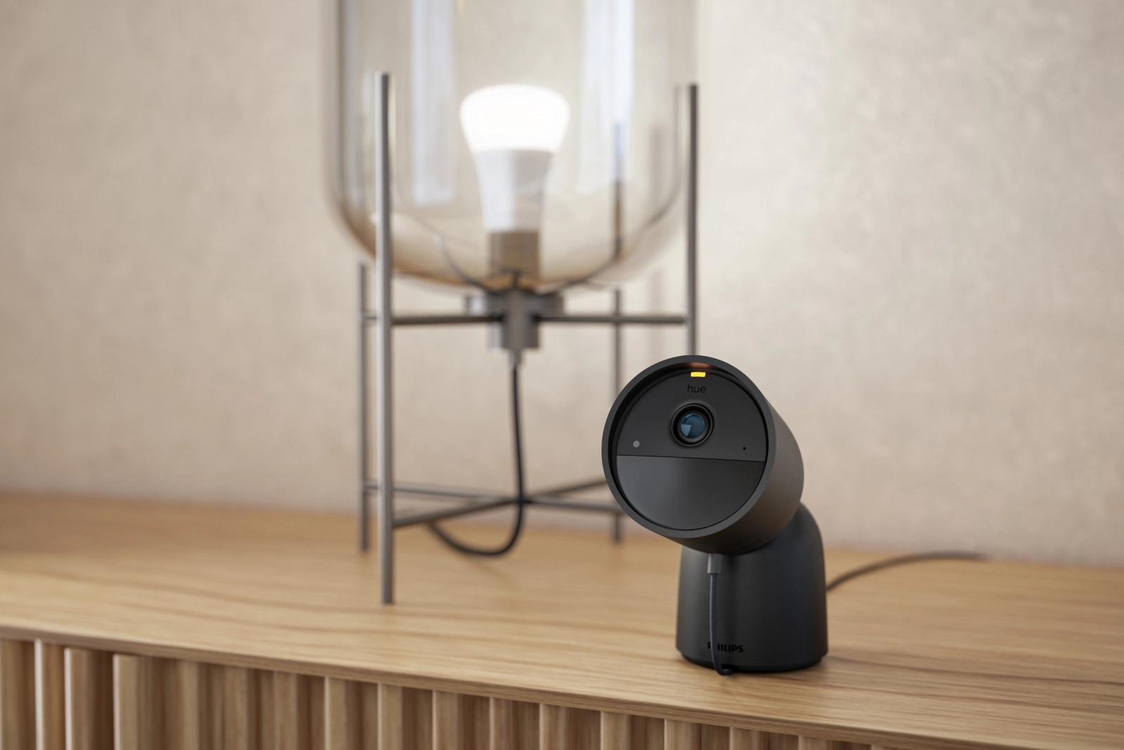 Kamera Przewodowa Wewnętrzna IP 1080p Full HD CMOS Czarna Zigbee WiFi SMART Security Camera Secure Philips HUE - trzecia cecha produktu