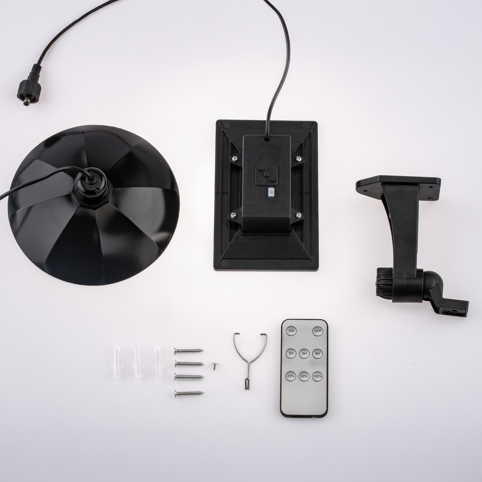 Lampa Solarna LED Zewnętrzna Ogrodowa 4000K IP44 + Pilot HELIA LUMILED - skład produktu