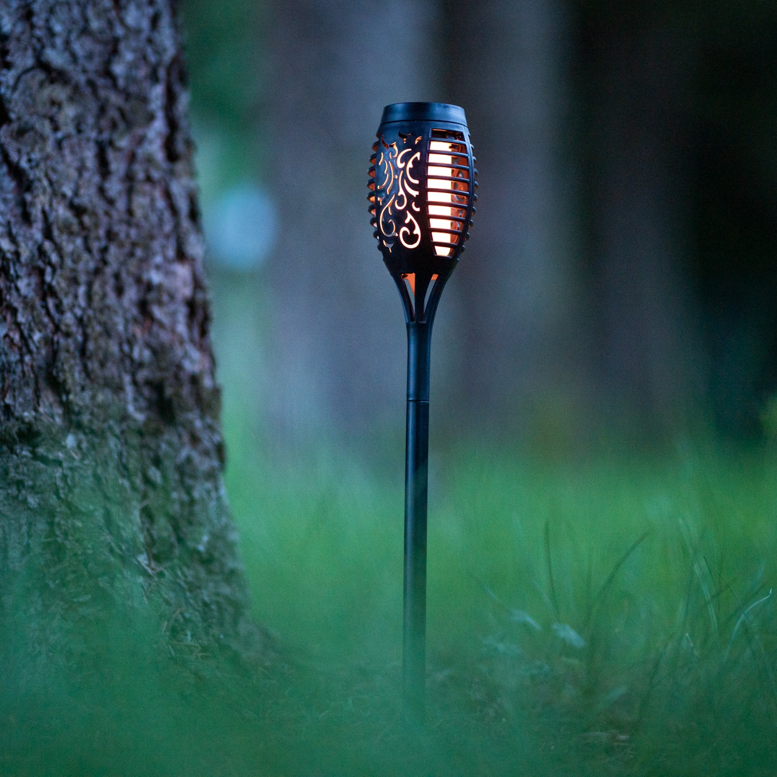 Lampa Solarna Ogrodowa LED IGNIS Wbijana Pochodnia Efekt Płomienia LUMILED - trzecia cecha produktu