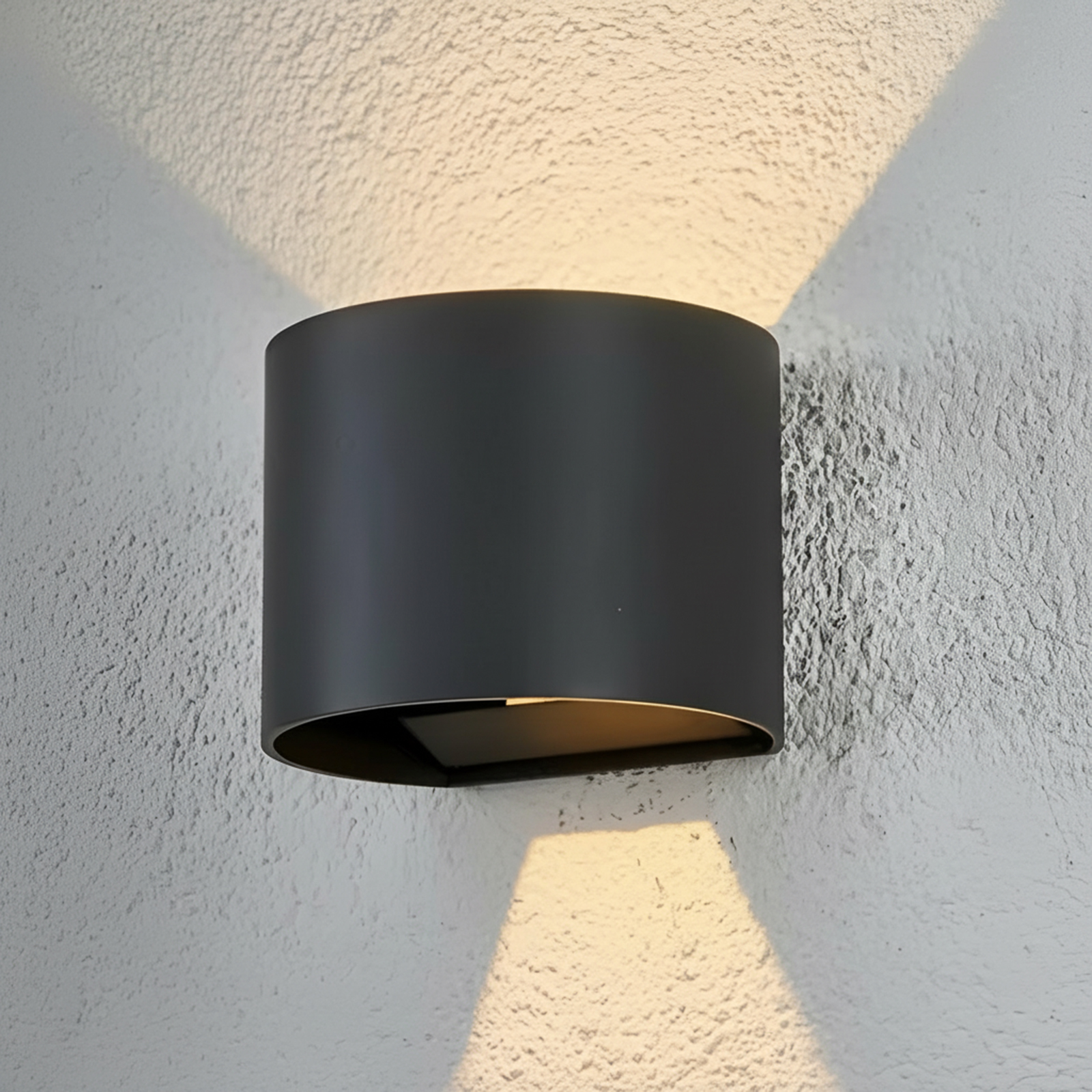 Kinkiet Ogrodowy Elewacyjny LED G9 Regulowany Okrągły Góra Dół Czarny PYXIS LUMILED - druga cecha produktu