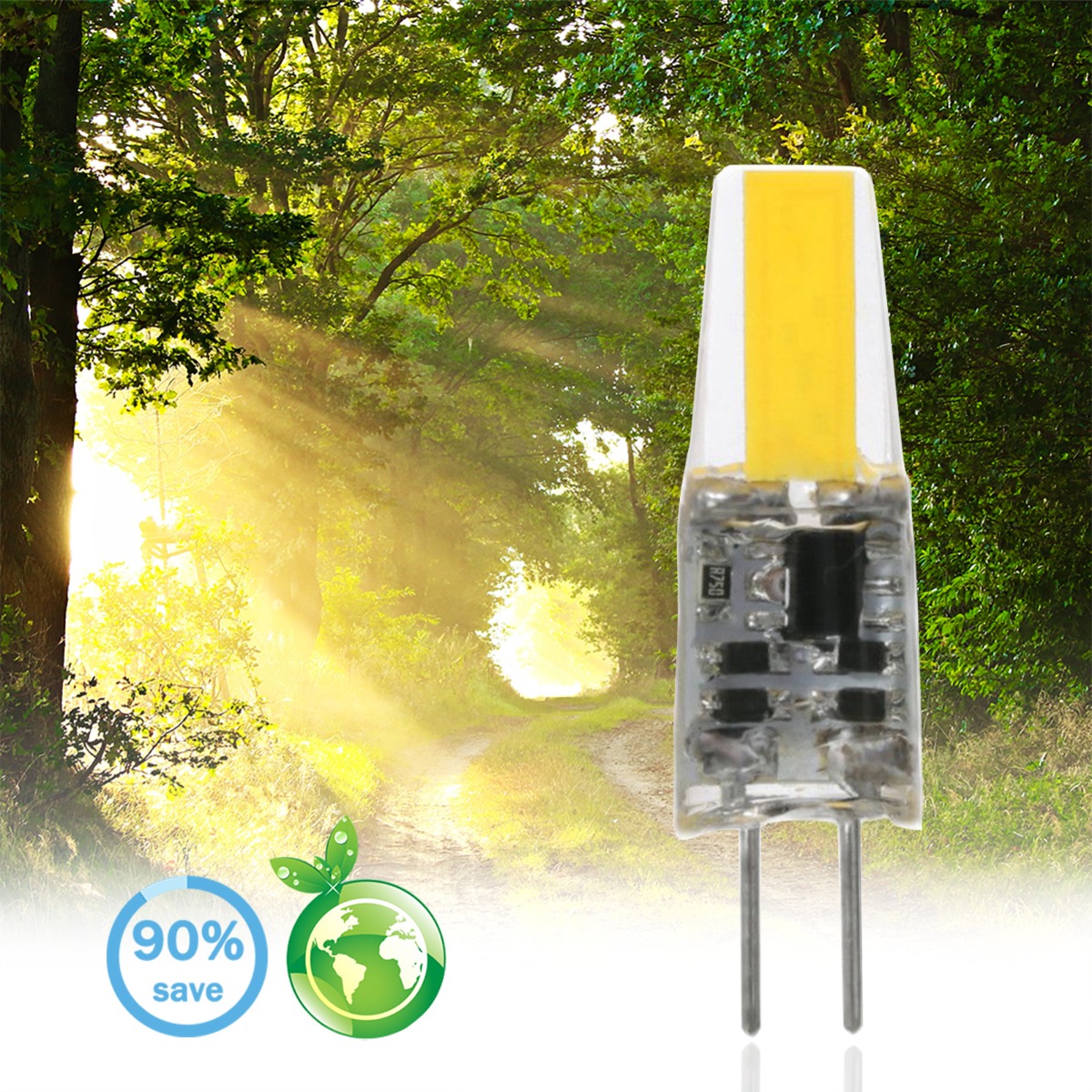 Żarówka LED G4 Kapsułka 3W = 30W 330lm 6500K Zimna 360° 12V FILAMENT LUMILED - pierwsza cecha produktu