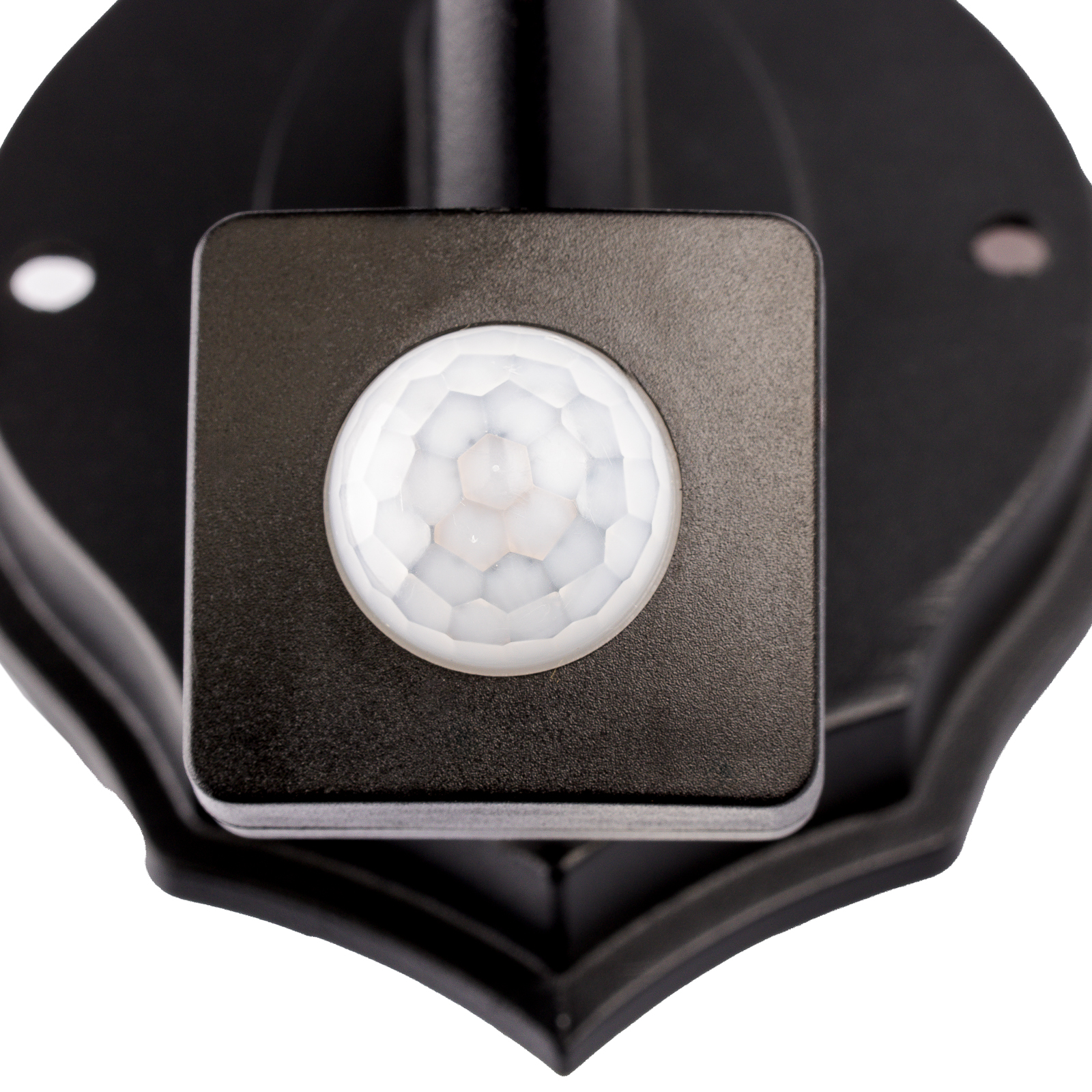 Lampa Ogrodowa Kinkiet Elewacyjny Zewnętrzny E27 LED Latarnia Czujnik Ruchu BELLIS Czarna LUMILED - druga cecha produktu