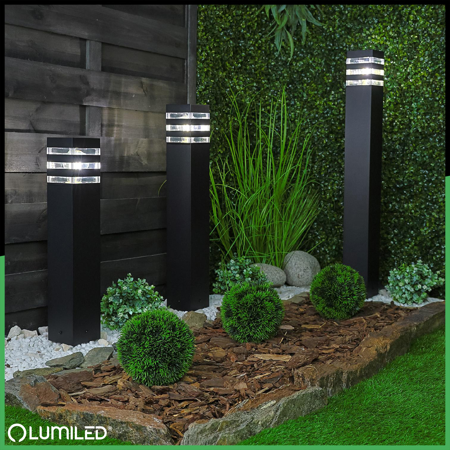 Lampa Ogrodowa Słupek Zewnętrzny Stojący E27 LED TAXUS 2 80cm LUMILED - obszar zastosowań