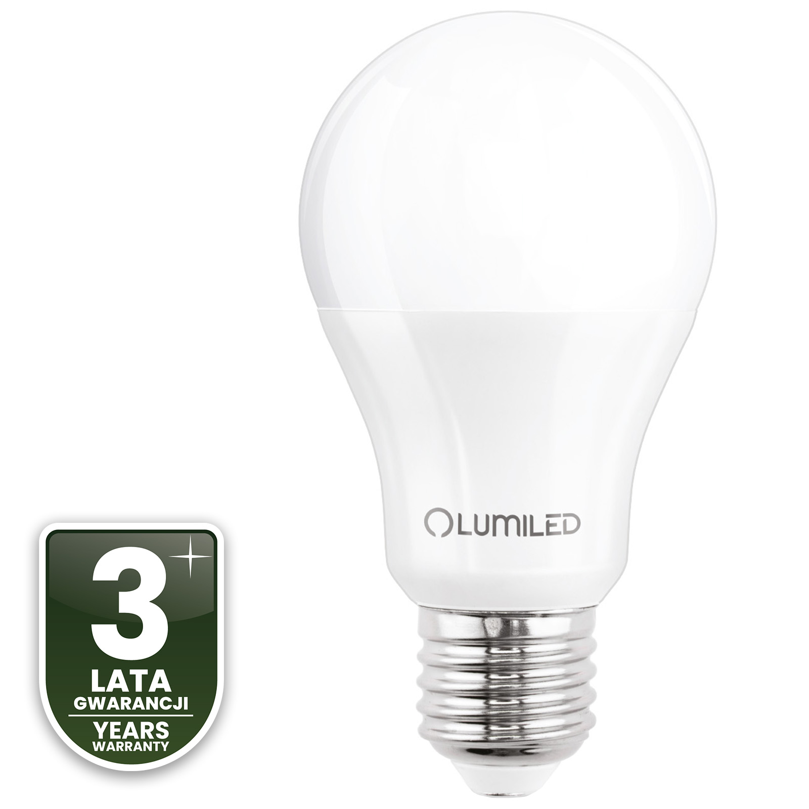 Żarówka LED E27 A60 9W = 60W 806lm 6500K + RGB Wielokolorowa 260° Ściemnialna Pilot LUMILED - czwarta cecha produktu