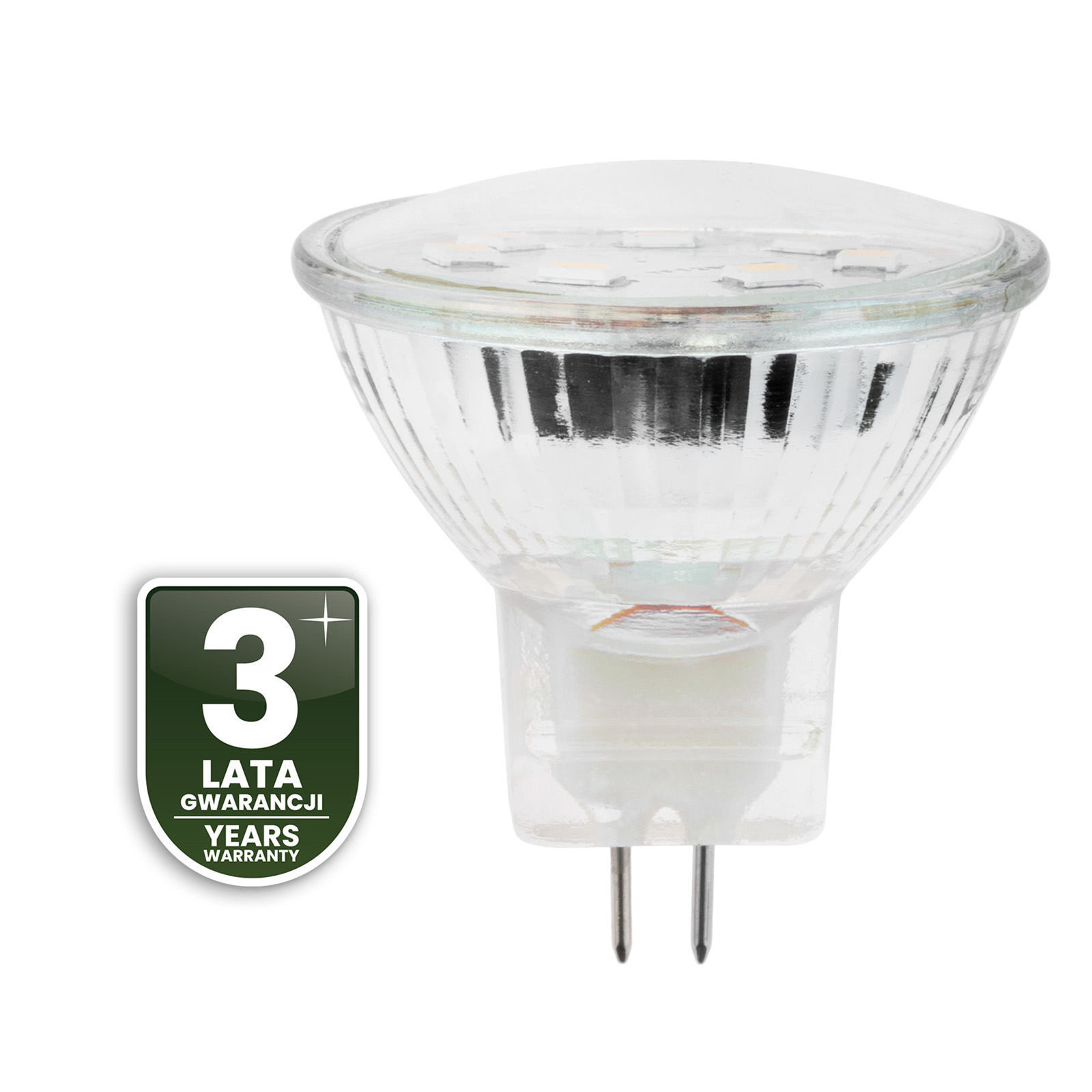 Żarówka LED GU4 Reflektor MR11 2,5W = 20W 220lm 3000K Ciepła 120° 12V LUMILED - czwarta cecha produktu