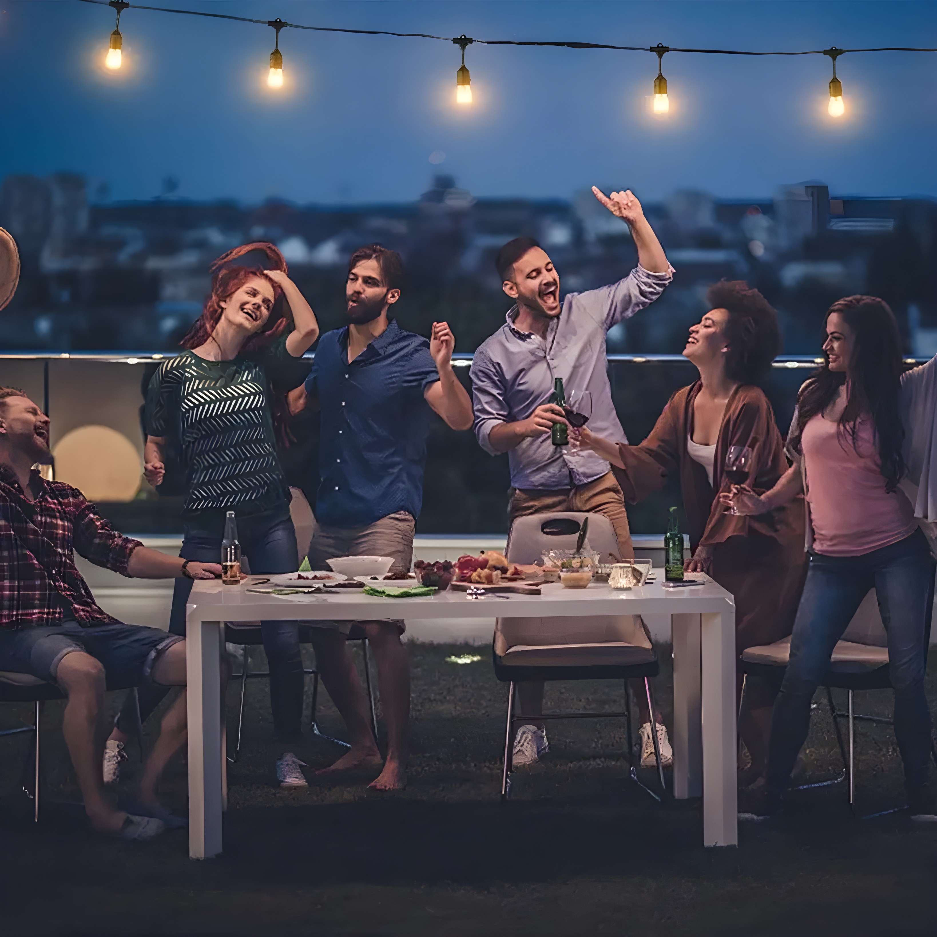 Girlanda Solarna Ogrodowa 30x  LED Ozdobne Żarówki 20m + PILOT IP65 2700K Ciepła SOLLIS LUMILED - obszar zastosowań