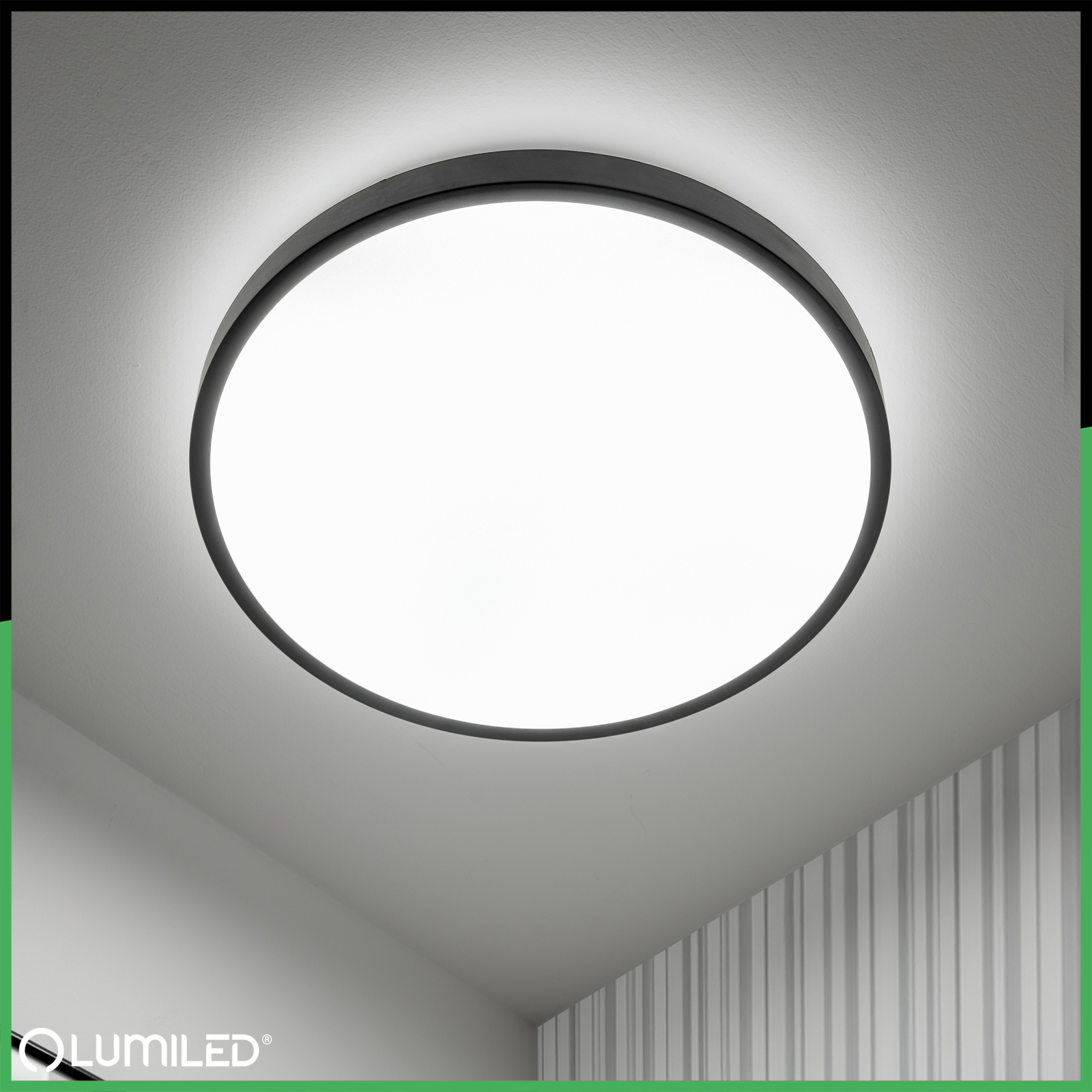 Plafon LED Lampa Sufitowa Natynkowa 24W 4000K CELIS Okrągły IP44 Czarny Ring ALS LUMILED - trzecia cecha produktu