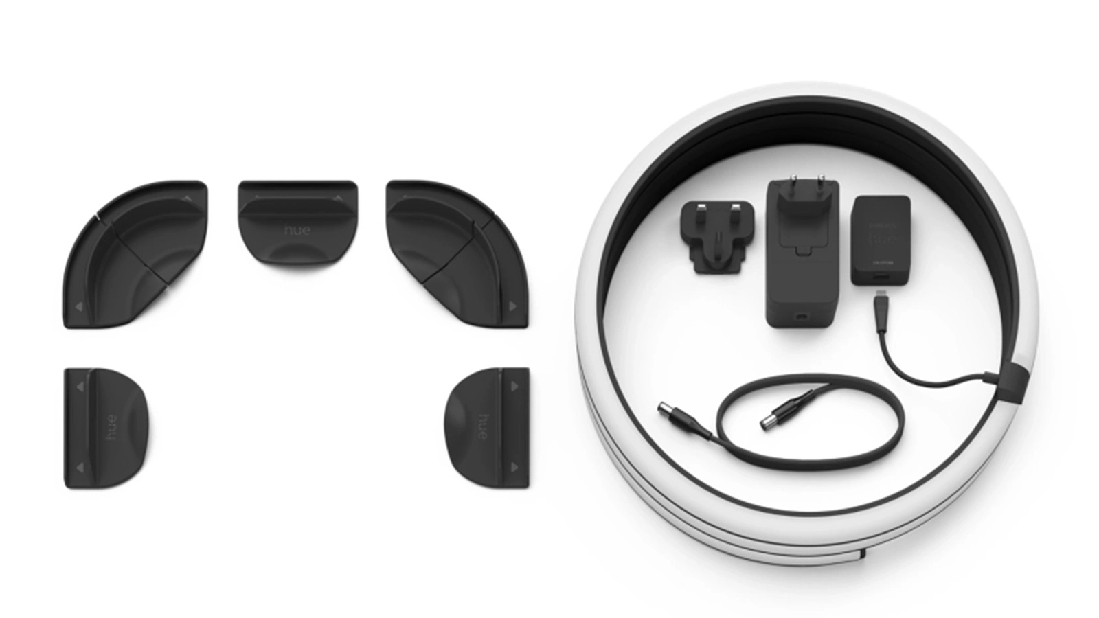 Taśma LED Pasek na Telewizor TV 55"""" - 60"""" Gradient 20W 1100lm IP20 White and Color Ambiance RGB + TW Inteligentna SMART Zigbee Bluetooth Gradient TV Strip Philips HUE - skład produktu