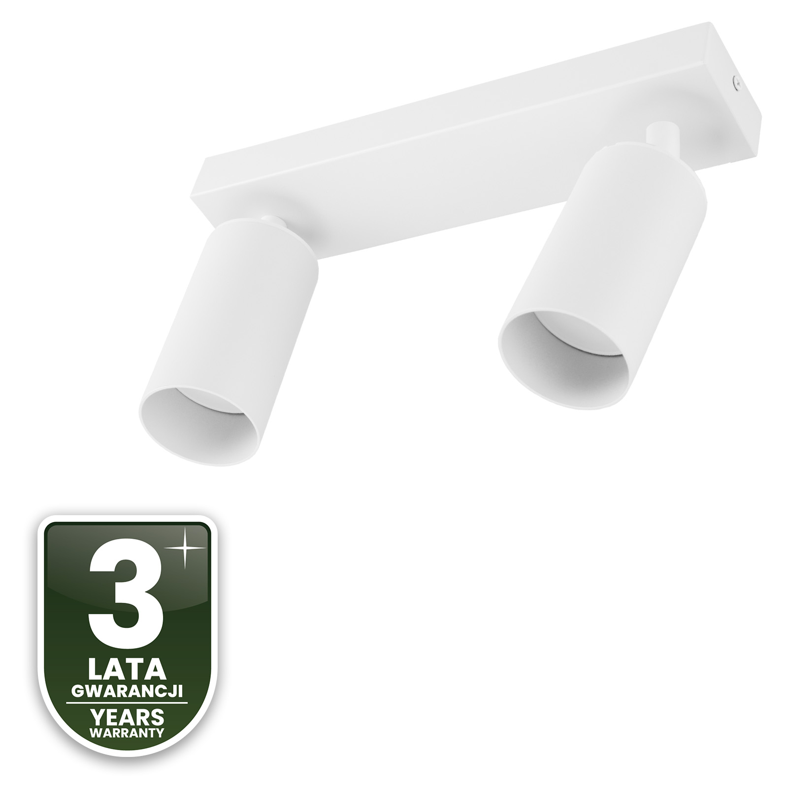 Lampa Sufitowa SPOT TUBA Reflektor Oprawa Halogenowa 2x GU10 TABULA LUMILED - trzecia cecha produktu