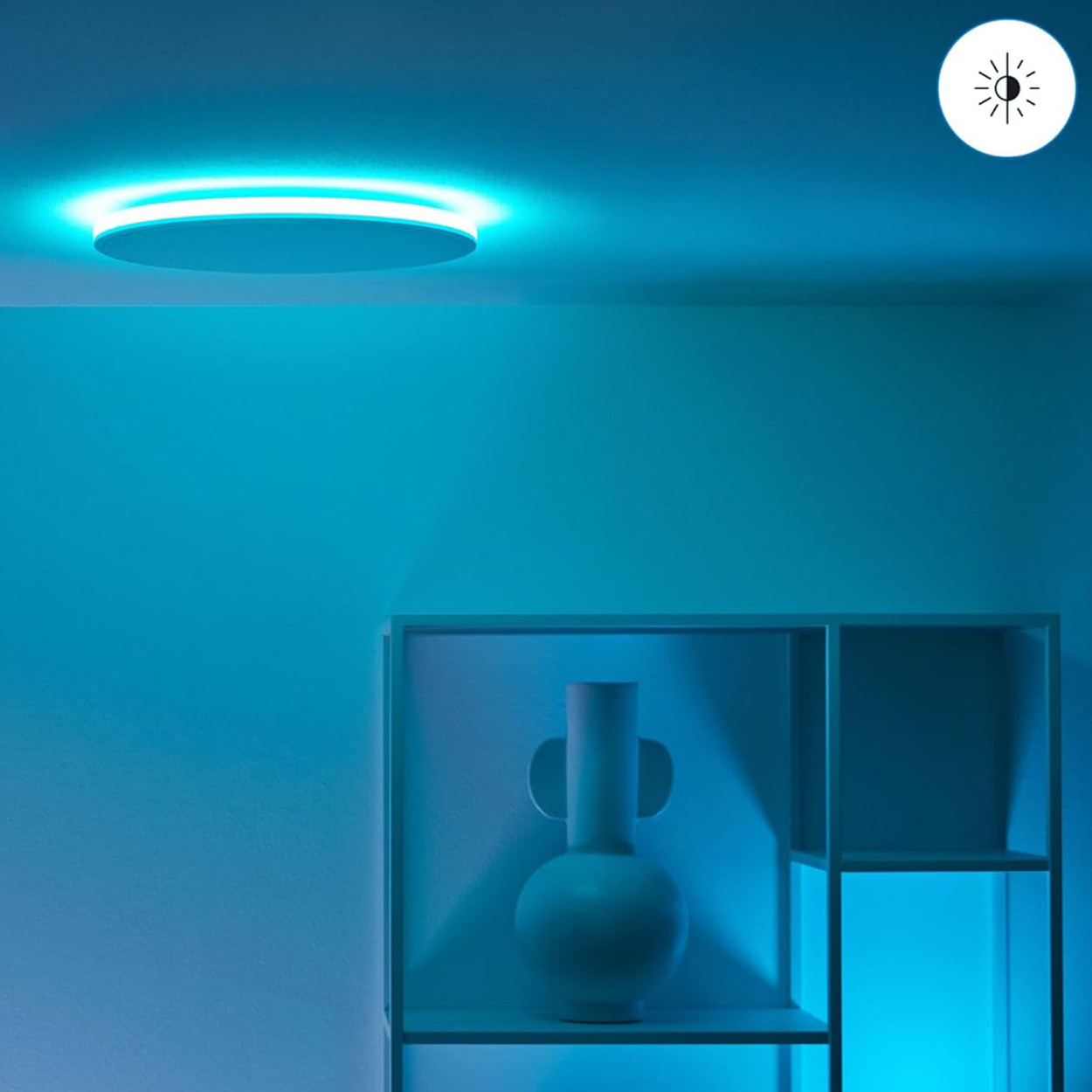 Plafon LED Lampa Sufitowa Natynkowa 21W 2100lm 2700-6500K RGB + TW 40cm Biała Okrągła Inteligentna SMART WiFi Bluetooth Aplikacja Rune WiZ - druga cecha produktu