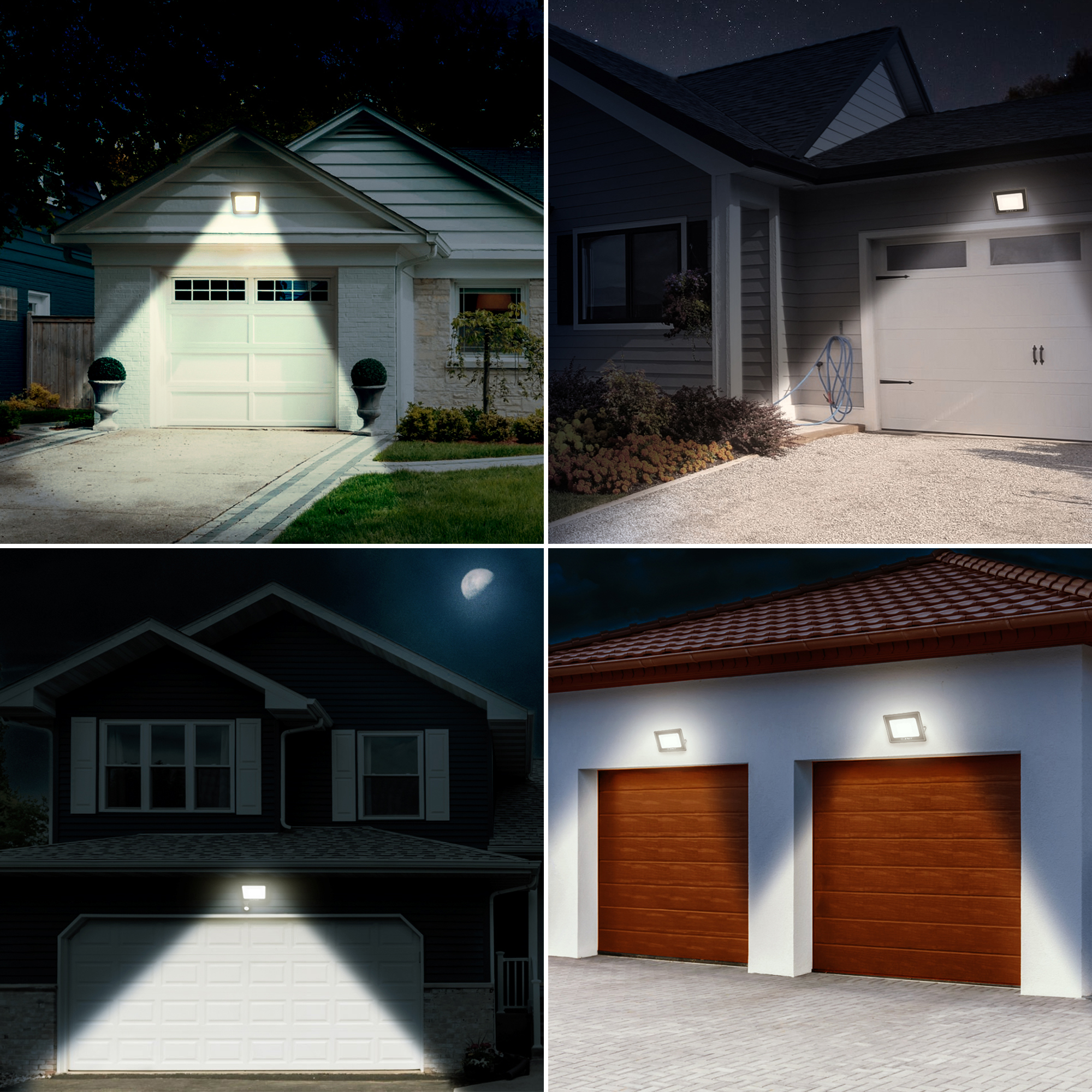 Naświetlacz LED ZUME 20W 2200lm 4000K IP65 Czarny Advanced Lighting Series LUMILED - aranżacja