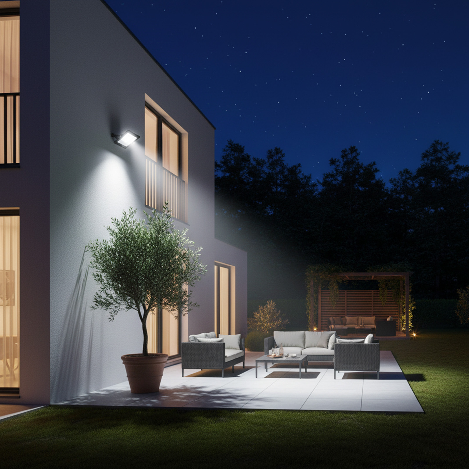 Naświetlacz LED Halogen Zewnętrzny Reflektor 50W 6500K 4500lm IP65 FLOODLIGHT LUX OSRAM - obszar zastosowań