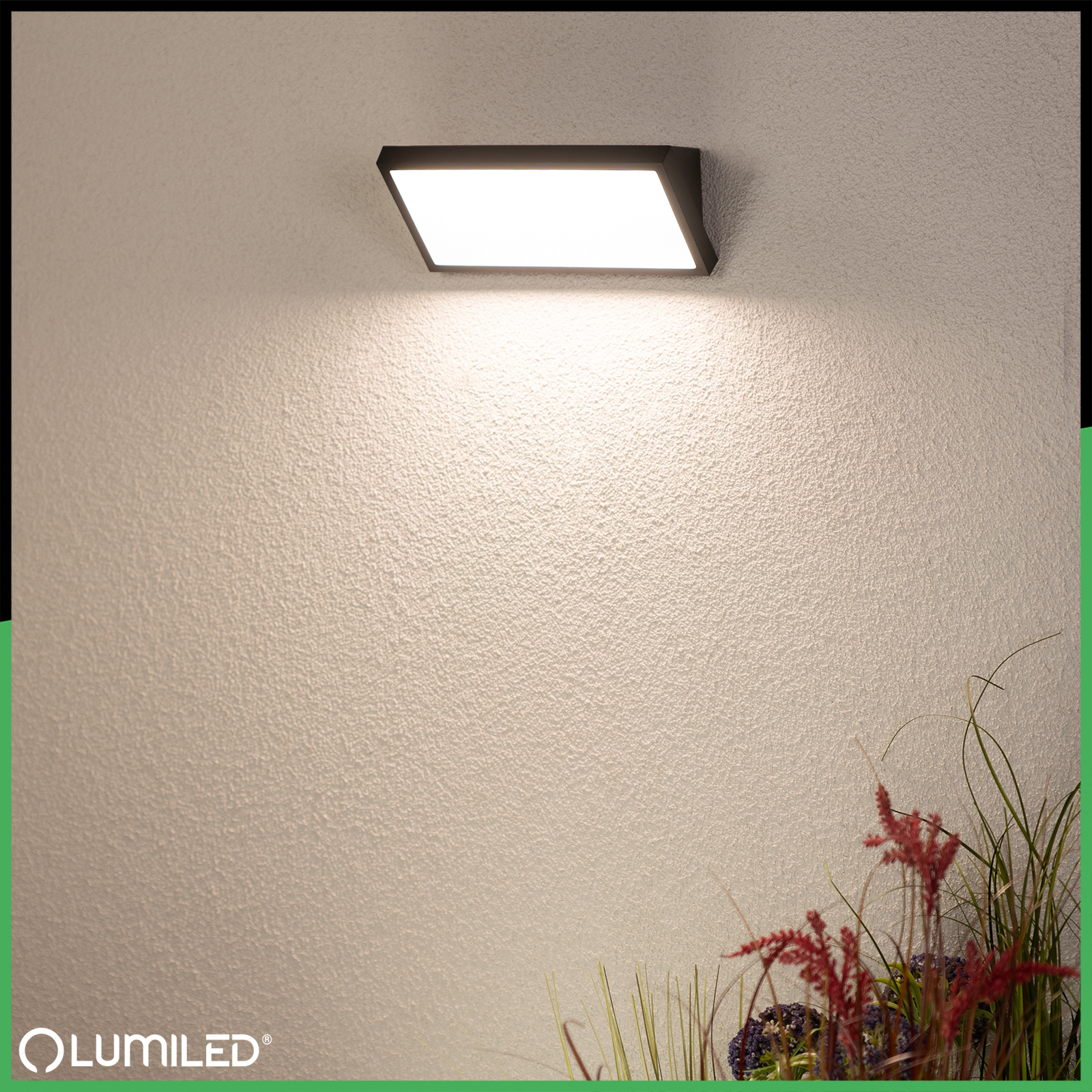 Lampa Ogrodowa Zewnętrzna Kinkiet Elewacyjny CCT 20W LED IP44 MAVIS LUMILED - obszar zastosowań