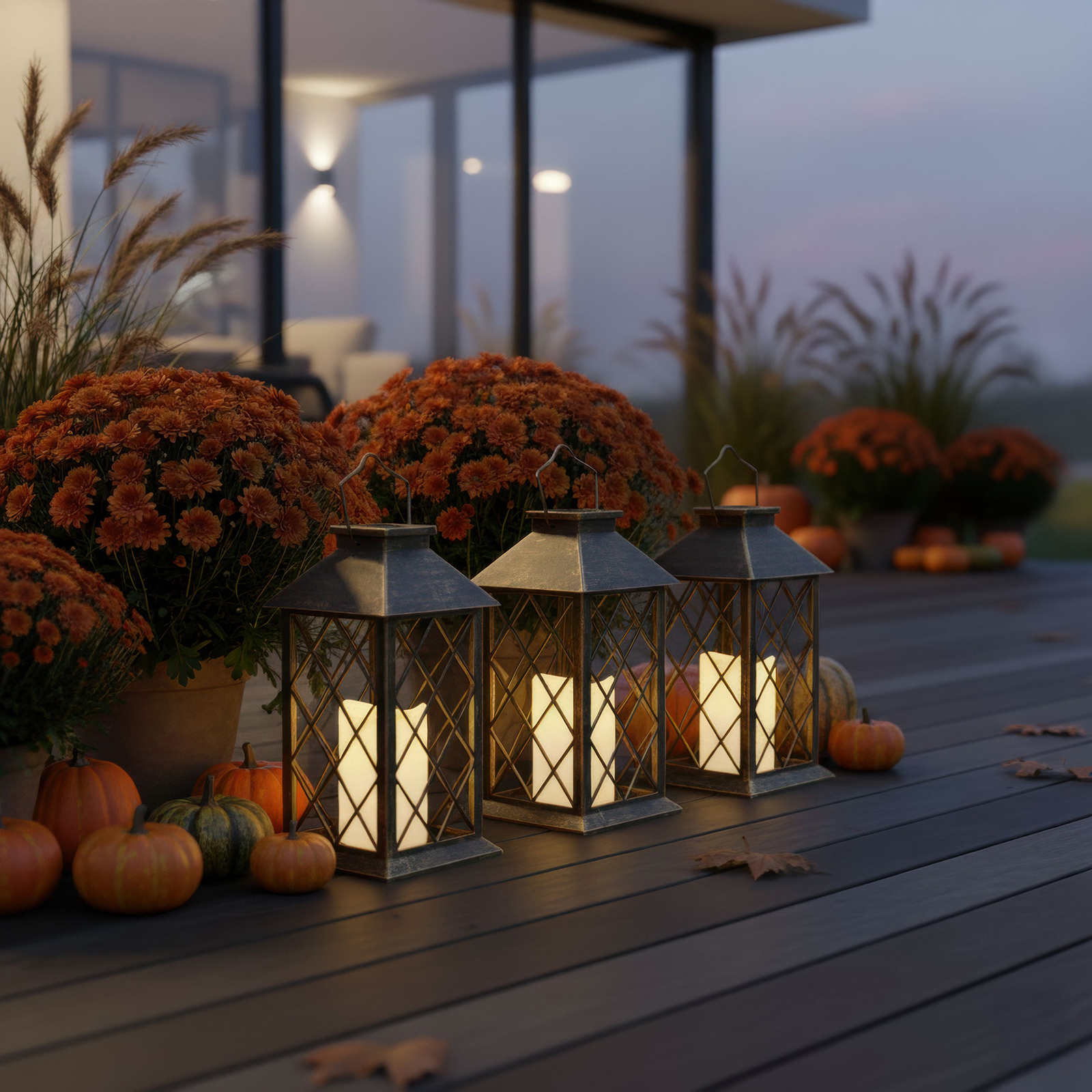 Lampa Solarna Ogrodowa LED Stojąca Latarnia LIRIO 2 IP44 Wisząca Patyna Latarenka LUMILED - obszar zastosowań