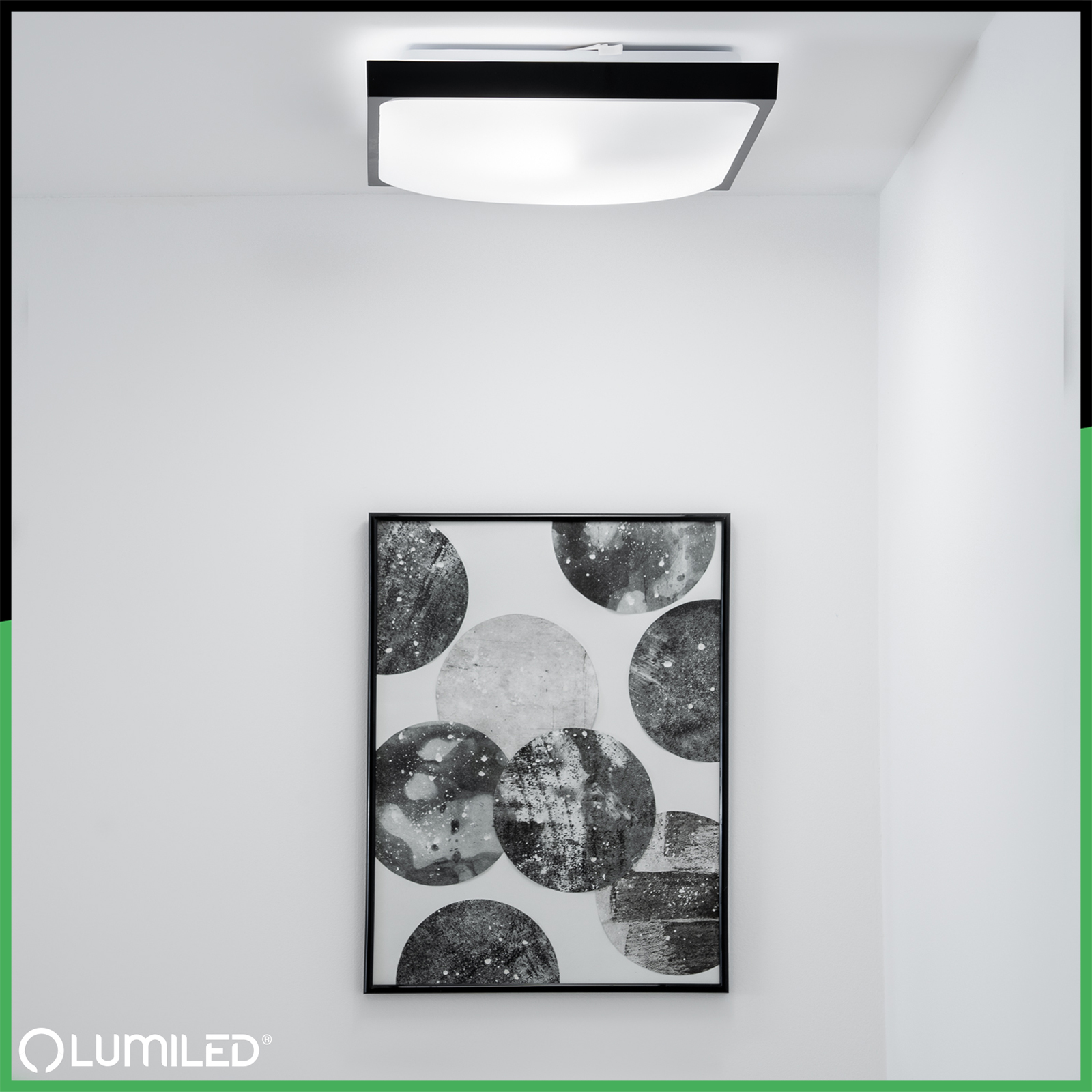 Plafon LED Lampa Sufitowa Natynkowa 2x E27 DUALIO Kwadratowy IP44 30cm LUMILED - obszar zastosowań