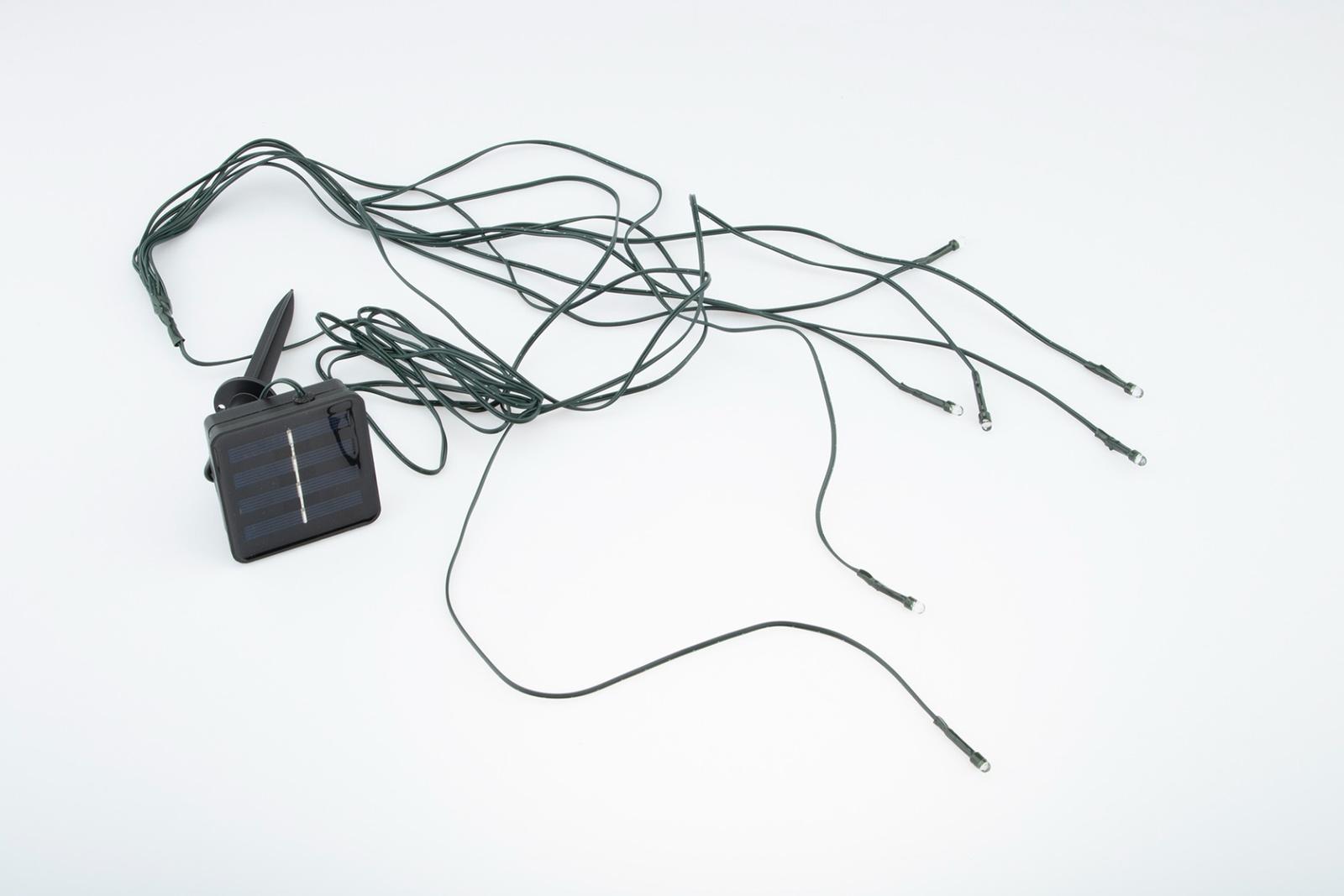 Girlanda Solarna Ogrodowa 7x LED Ozdobne Punkciki Świetliki ORNIS LUMILED - skład produktu