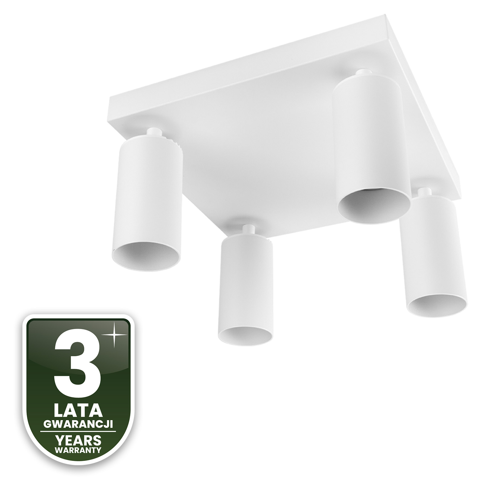 Lampa Sufitowa Plafon SPOT TUBA Reflektor Oprawa Halogenowa 4x GU10 TABULA LUMILED - trzecia cecha produktu