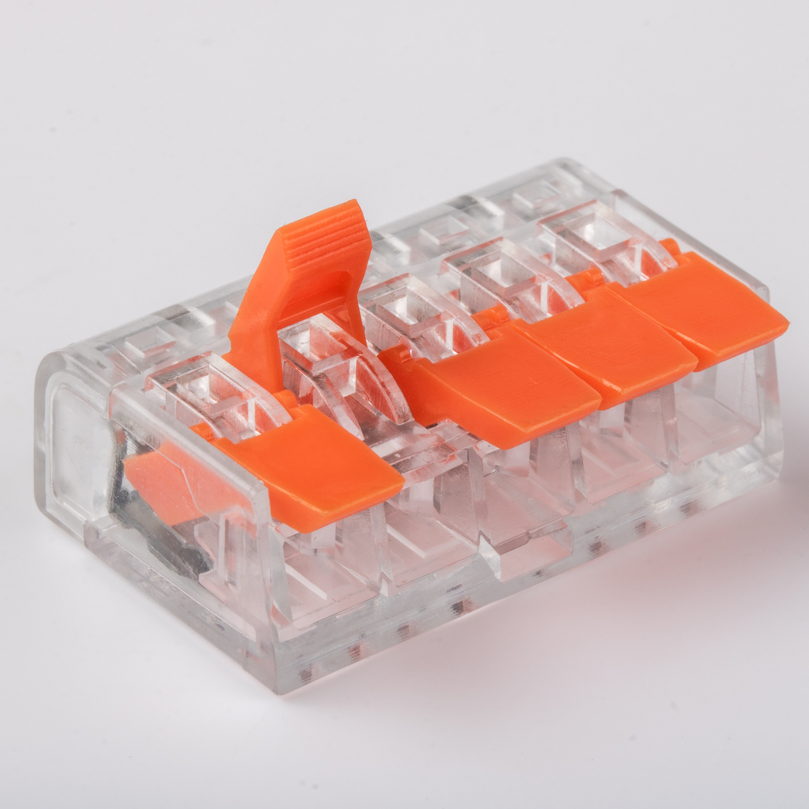 Szybkozłączka Elektryczna na Drut 5x4mm 5 Torowa 32A 450V 10 Szt Lumiled - druga cecha produktu