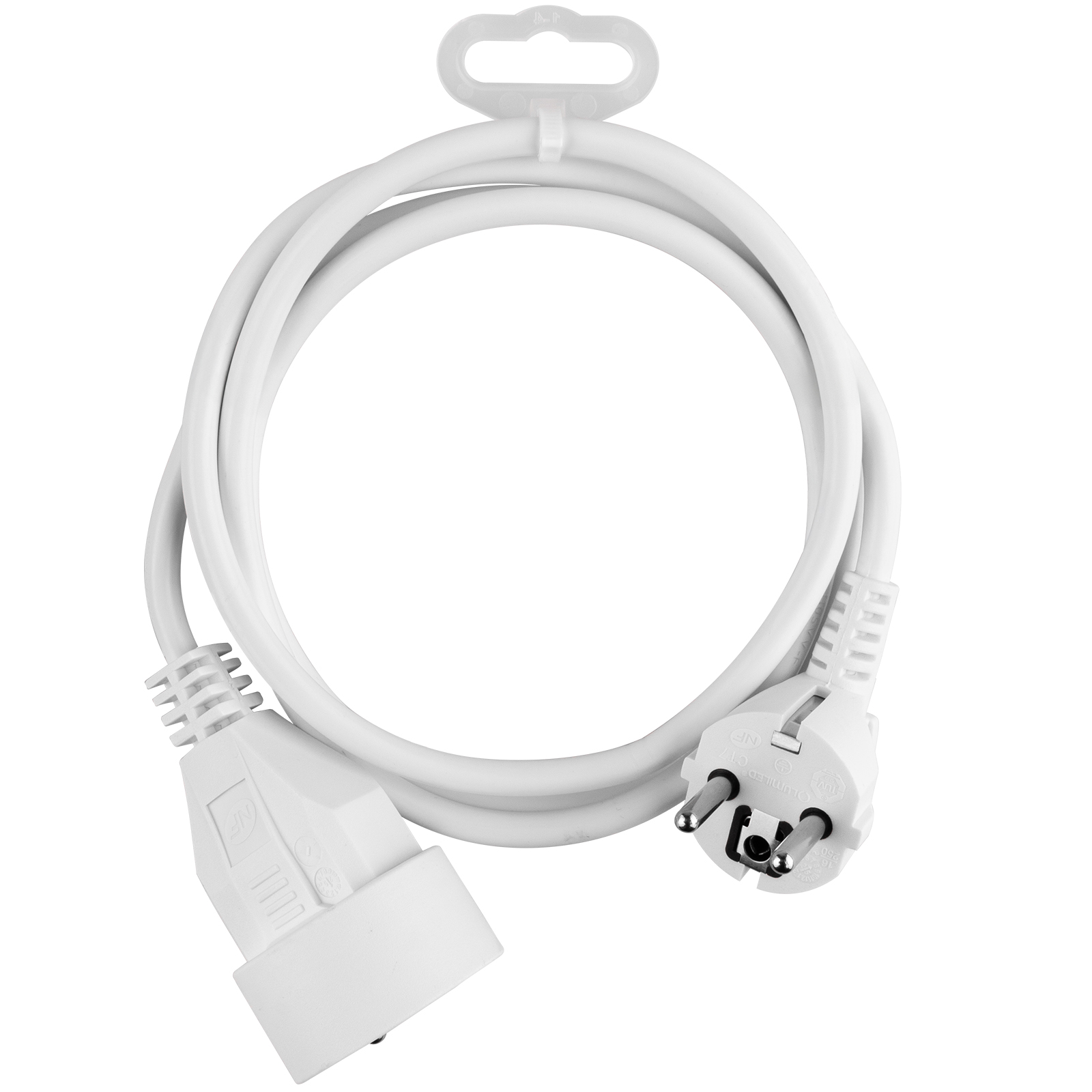 Przedłużacz Sieciowy Kabel z Uziemieniem Listwa Zasilająca 1 Gniazdo 1.5m Biały Sznur Lendo Lumiled - trzecia cecha produktu