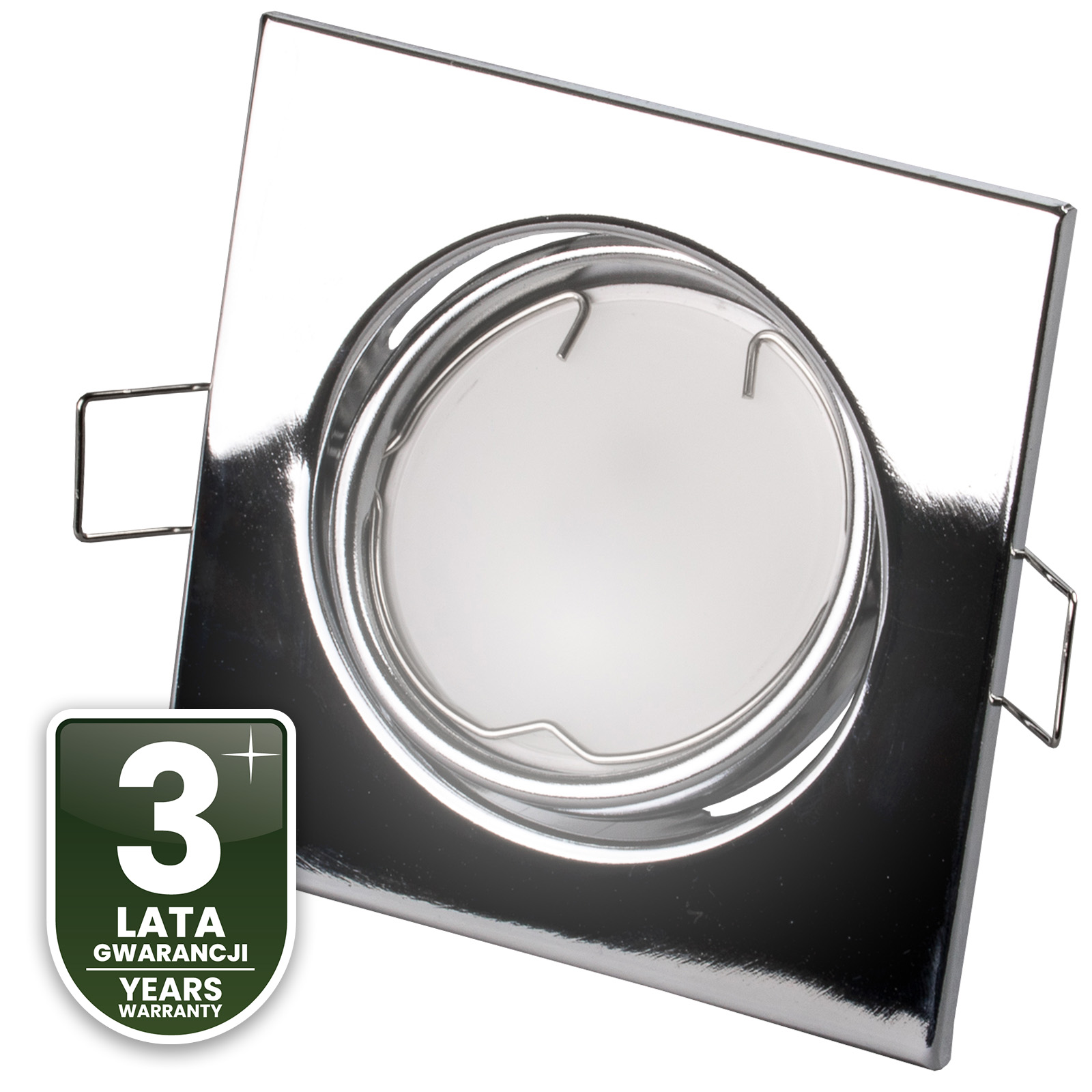 Oprawa HALOGENOWA Podtynkowa Ruchoma Kwadrat  PICTOR Chrom Blacha MR16 GU10 - czwarta cecha produktu