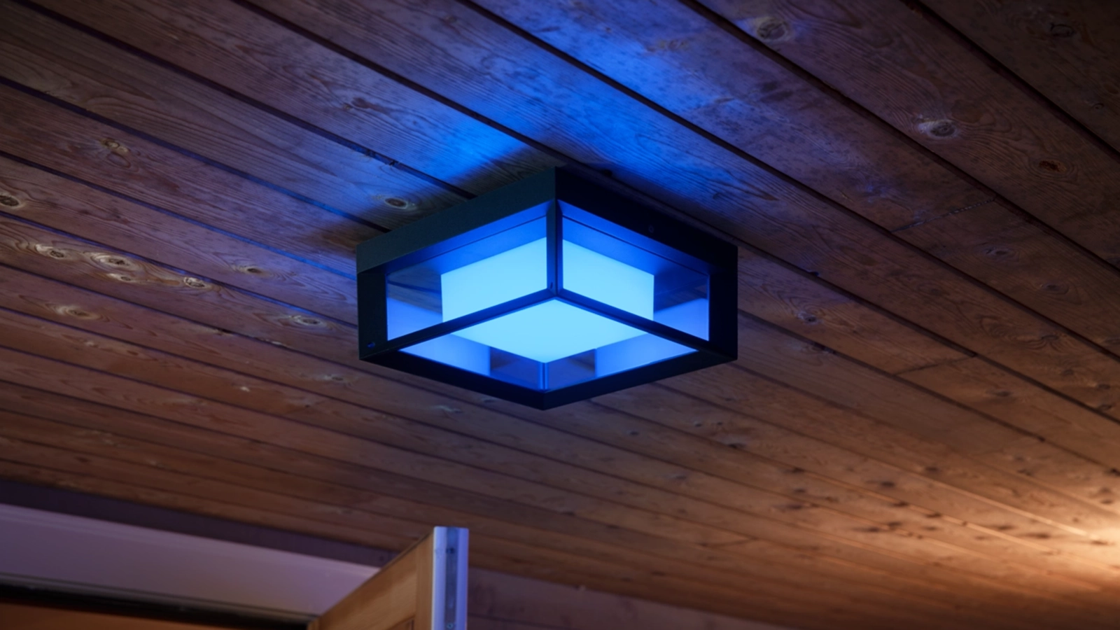 Kinkiet Ogrodowy LED Lampa Zewnętrzna Elewacyjna 15.2W 1140lm IP44 White and Color Ambiance RGB + TW Czarna Inteligentna SMART Zigbee Bluetooth Econic Philips HUE - druga cecha produktu