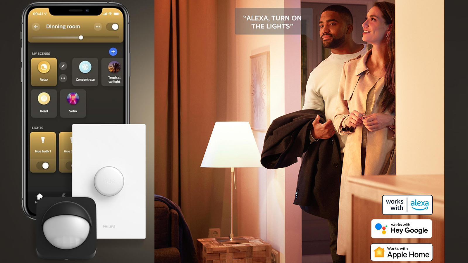 Plafon LED Lampa Sufitowa Natynkowa 22.5W 2500lm IP20 White Ambiance TW Biała 39cm Inteligentna SMART Zigbee Bluetooth Still Philips HUE - czwarta cecha produktu