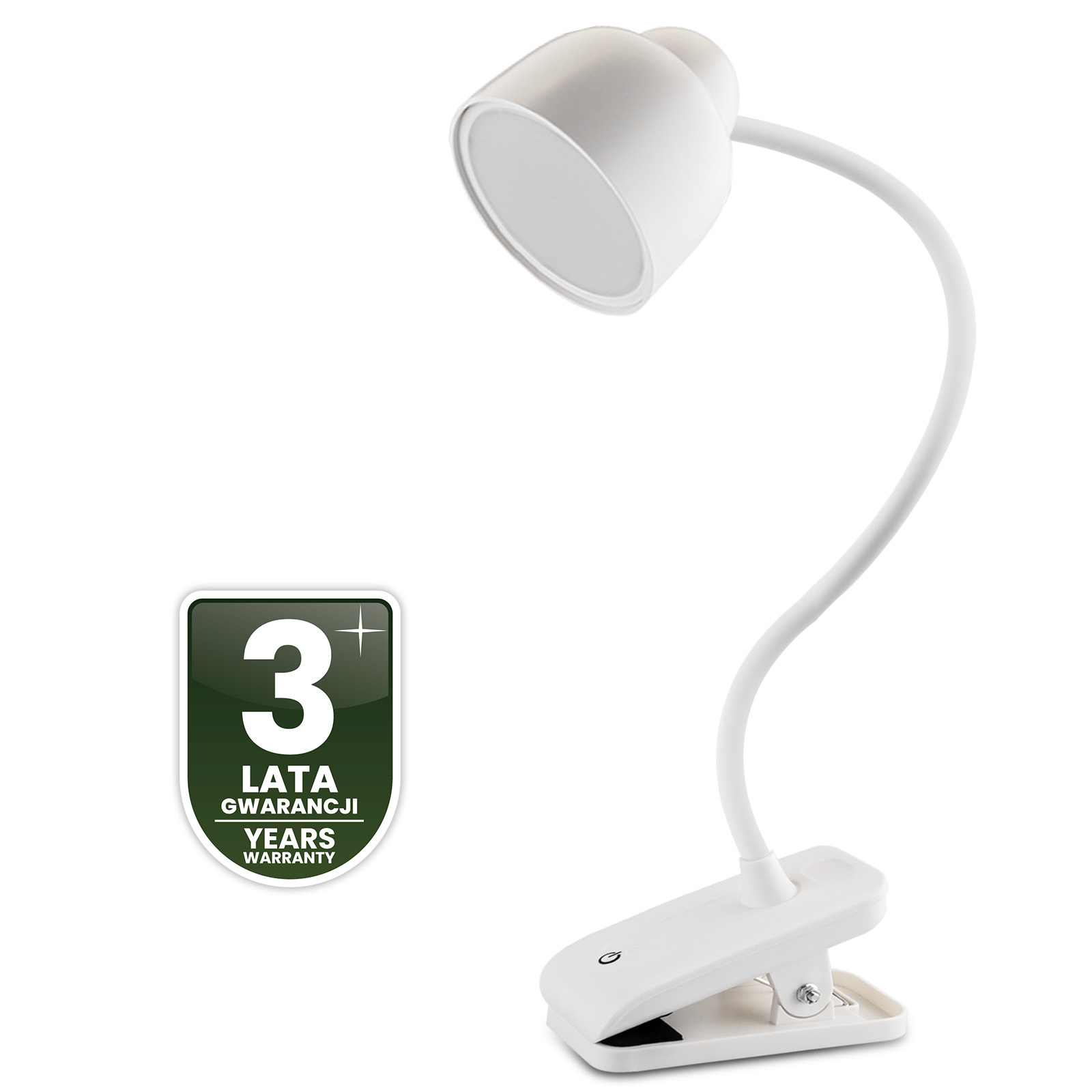 Lampka Biurkowa LED 5W CCT Kreślarska Stołowa Szkolna TESA 2 Biała LUMILED - czwarta cecha produktu