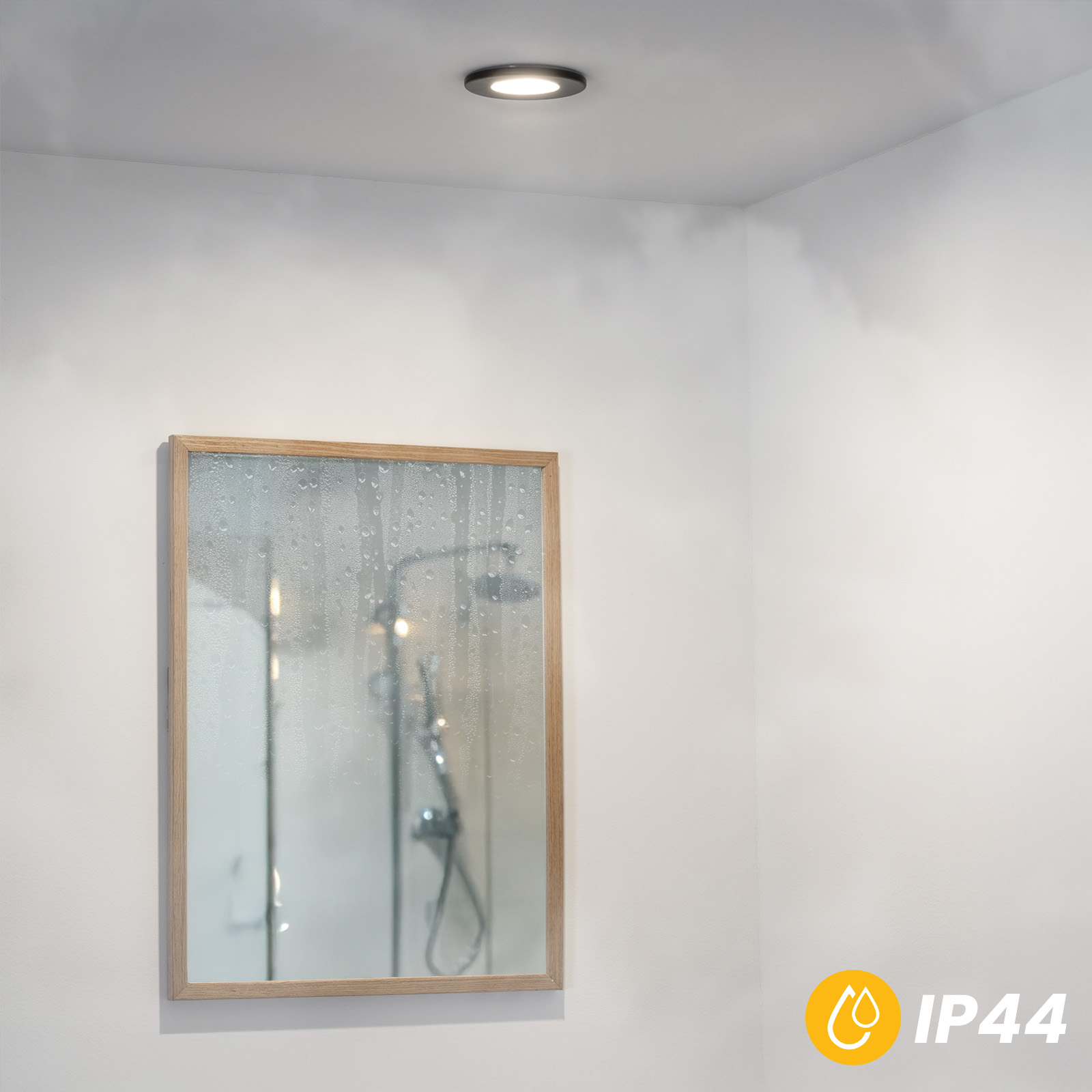 Oprawa Halogenowa Podtynkowa Wpuszczana LED MR16 Okrągła Czarna AQUS Lumiled - pierwsza cecha produktu