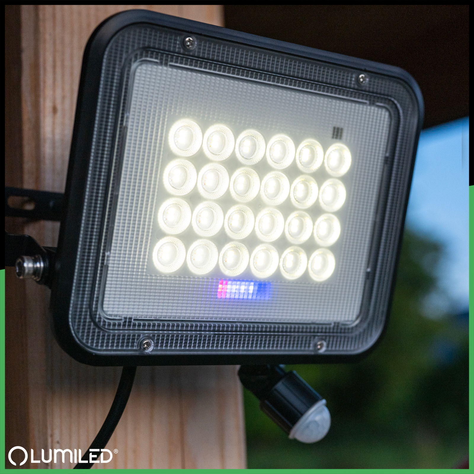Naświetlacz Solarny LED Halogen 100W Lampa Ogrodowa 4000K IP65 Czujnik Ruchu PIR + Pilot FULGOR LUMILED - trzecia cecha produktu