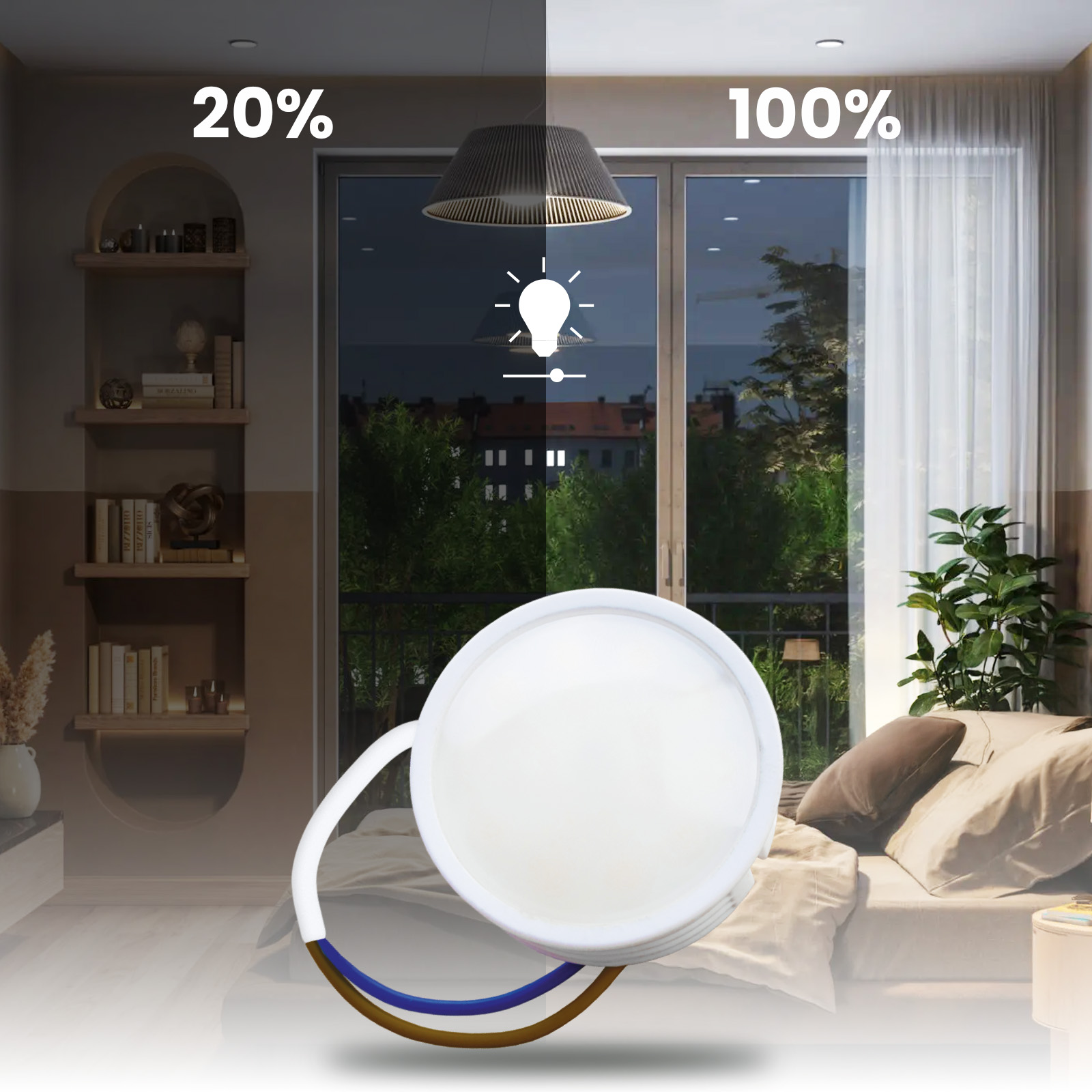Wkład do Opraw LED Żarówka Moduł INSERT Reflektor 7W = 60W 670lm 4000K Neutralna 120° Ściemnialna LUMILED - trzecia cecha produktu