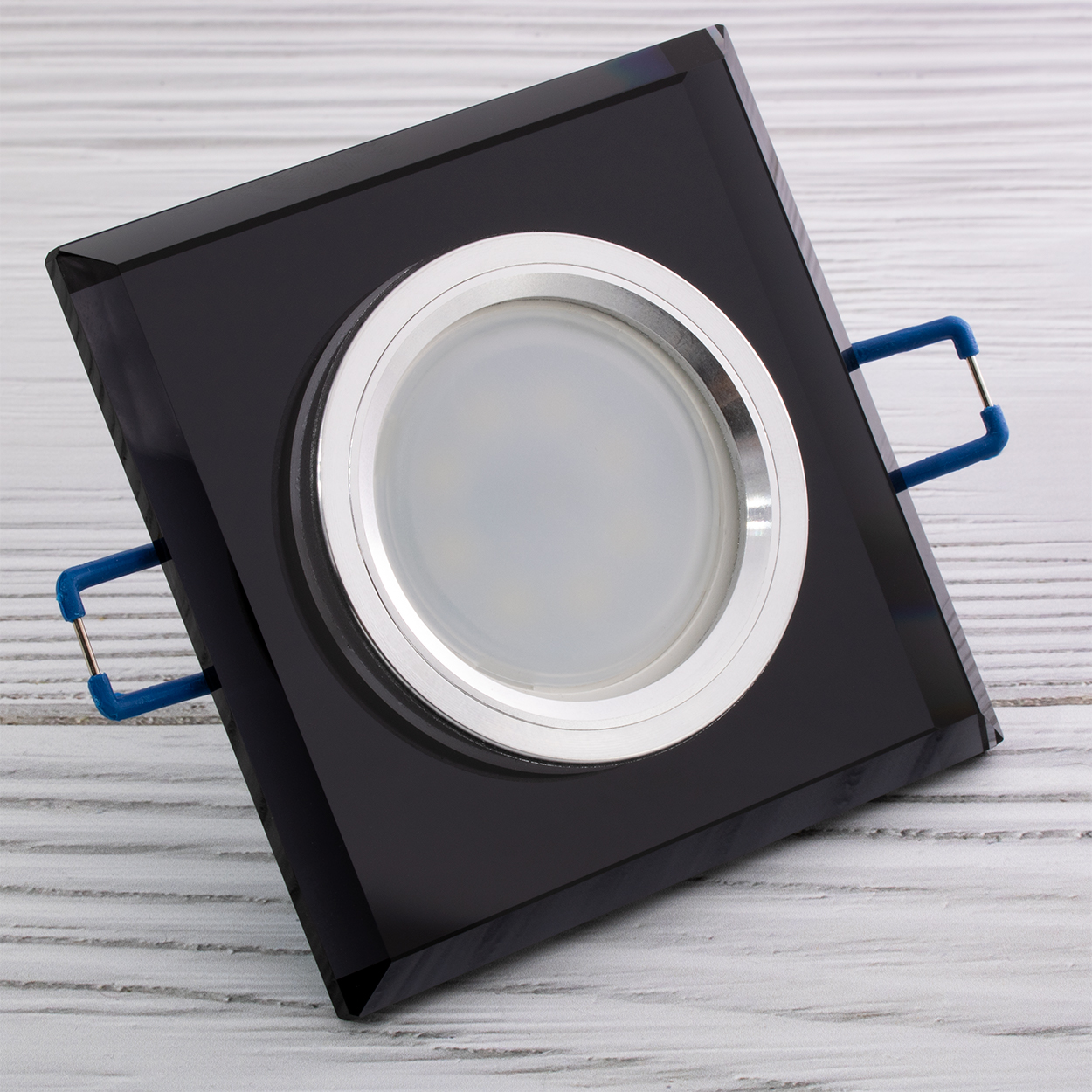 Oprawa halogenowa SZKLANA Sufitowa LED GU10 MR16 stała Ariel czarna kwadratowa - druga cecha produktu