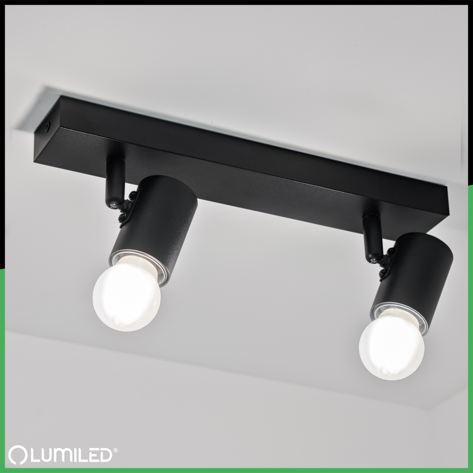 Lampa Sufitowa SPOT TUBA Reflektor Oprawa Halogenowa 2x E27 GLASA LUMILED - trzecia cecha produktu
