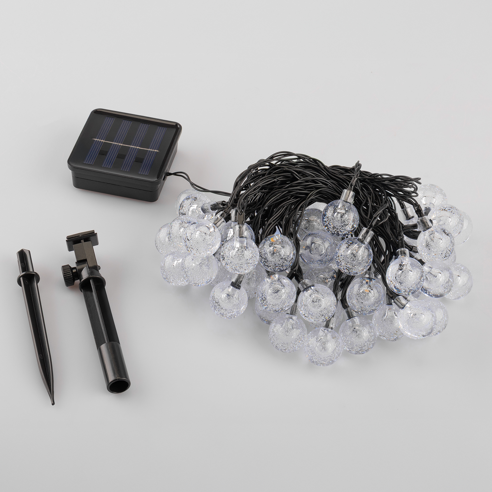 Girlanda Solarna Ogrodowa Lampki Solarne 50x Żarówka LED Kulki na Balkon 9m GALLA3 LUMILED - skład produktu