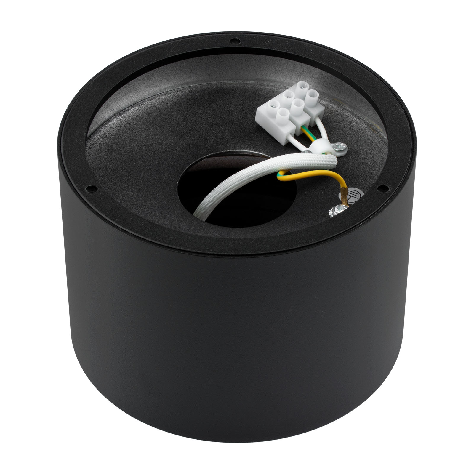 Oprawa Natynkowa HALOGENOWA SPOT TUBA Ruchoma GU10 ES111 Okrągła Czarna 100mm TELES LUMILED - trzecia cecha produktu