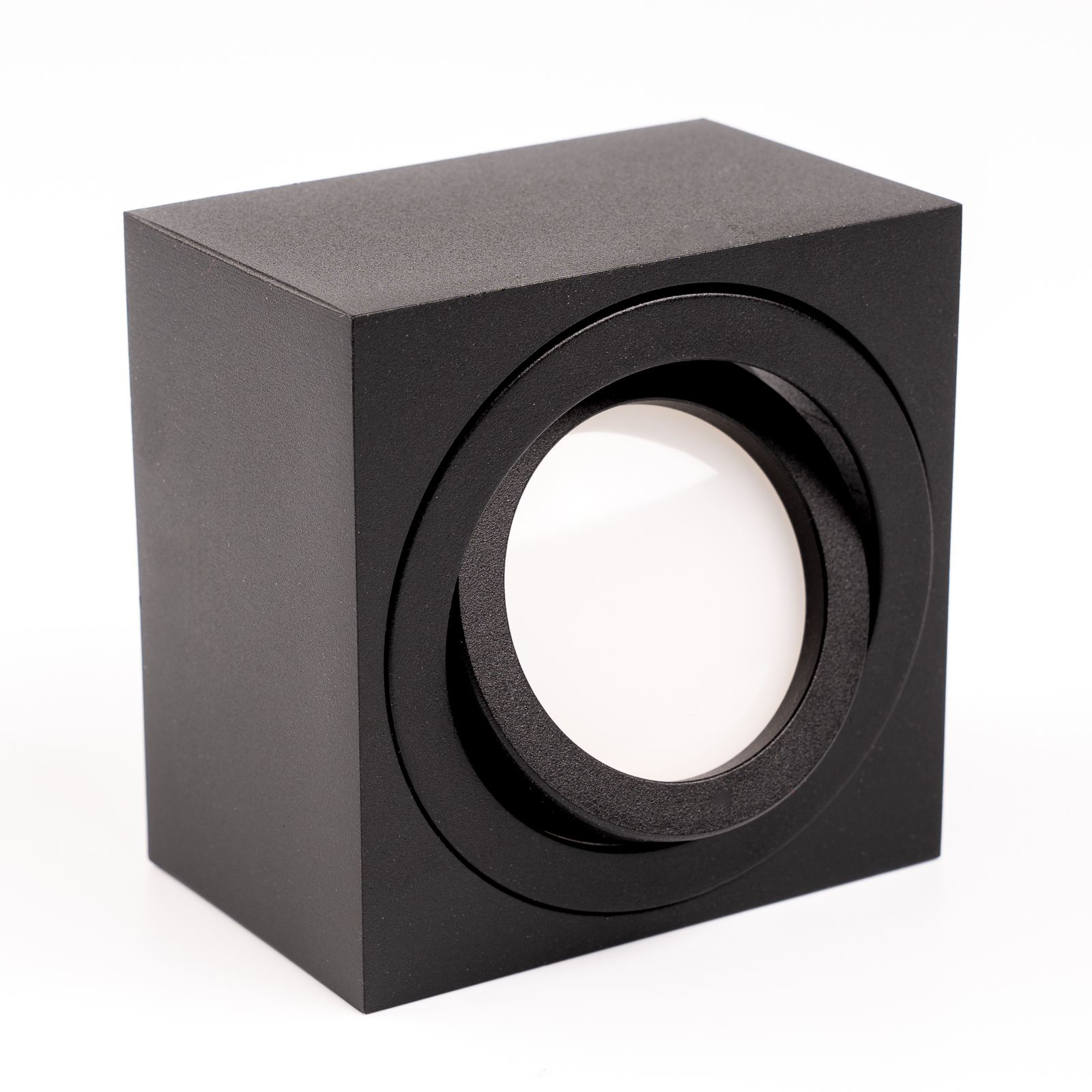 Oprawa Natynkowa HALOGENOWA Spot Tuba Ruchoma Kwadratowa Czarna 50mm AMAT-S LUMILED - trzecia cecha produktu