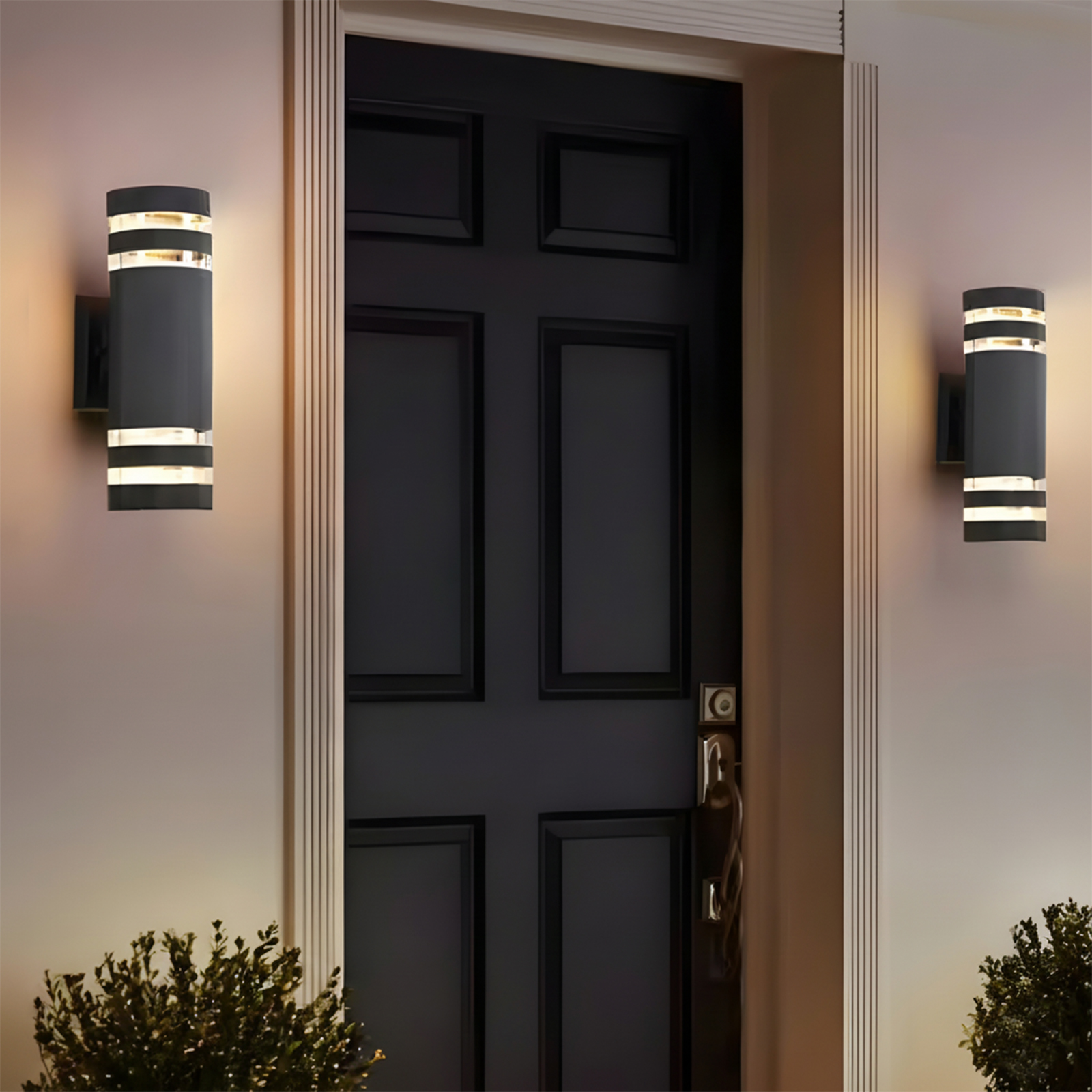 Lampa Ogrodowa Kinkiet Elewacyjny 2x E27 LED Natynkowy Góra Dół RINGO LUMILED - obszar zastosowań